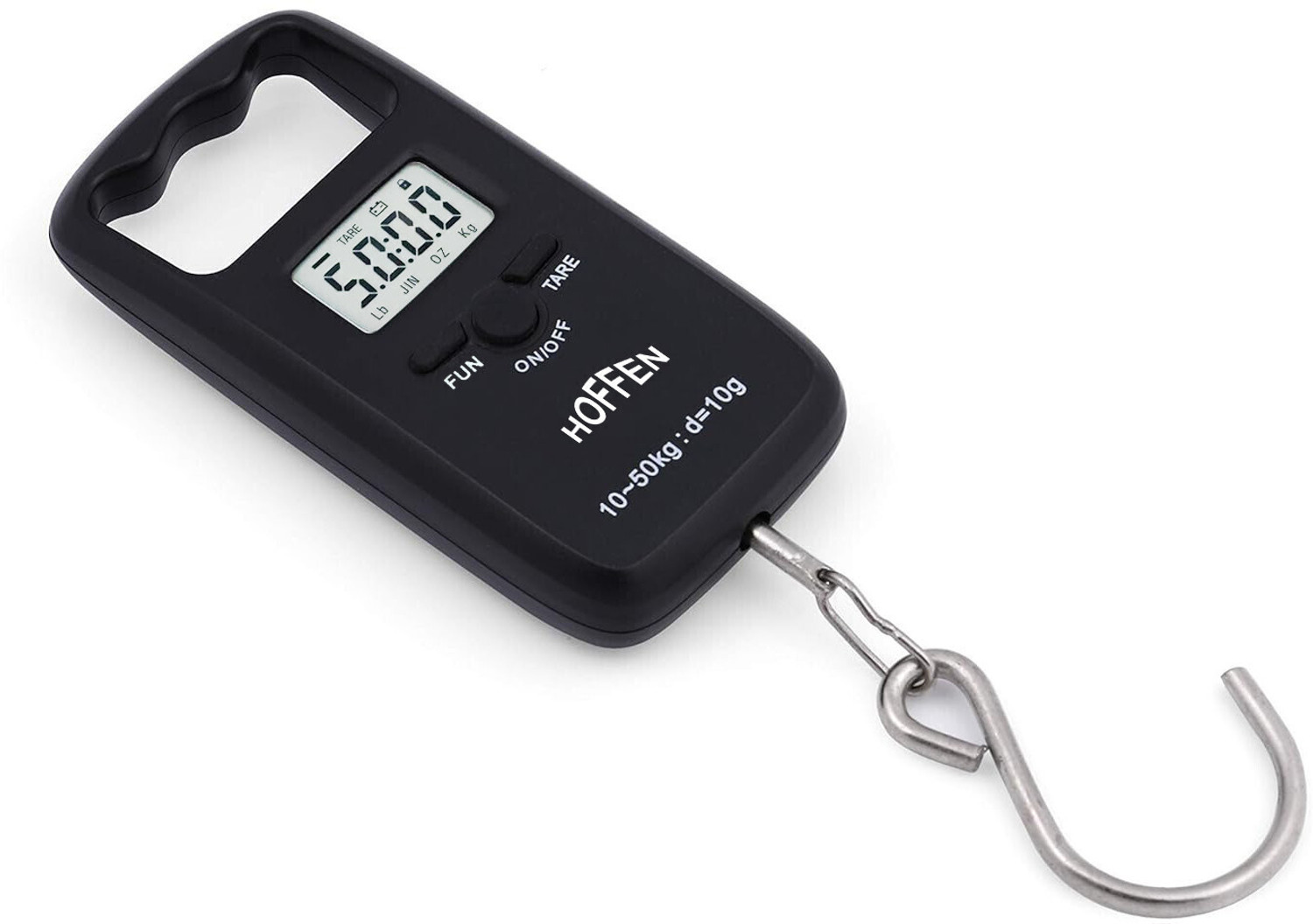 Image of HOFFEN Luggage Weight Machine For Home Use, suitcase and bag for flight and travel Weighing Scale (Black)