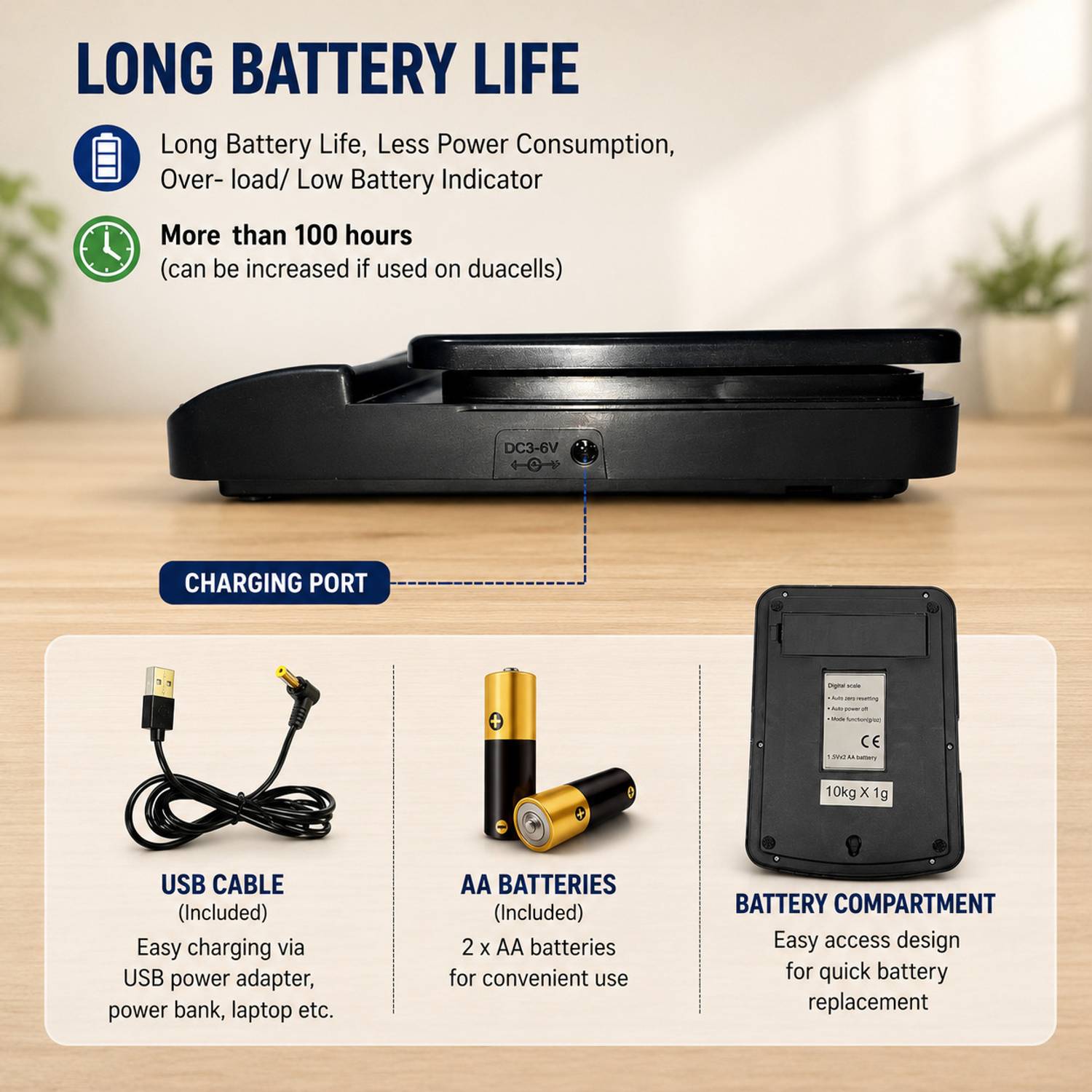 VBR's 10Kg Digital Kitchen Weighing Scale - Image 4