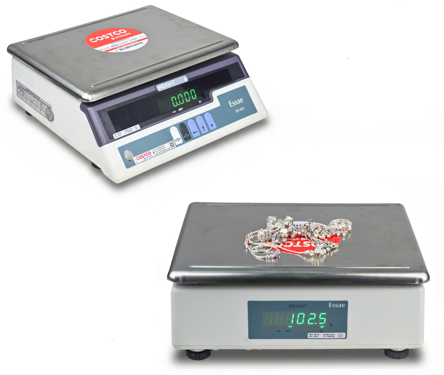 Image of Essae Costco : DX 852 6 kg( For Silver Weighment) Cap : 6 Kg Accu : 0.1 gm Weighing Scale