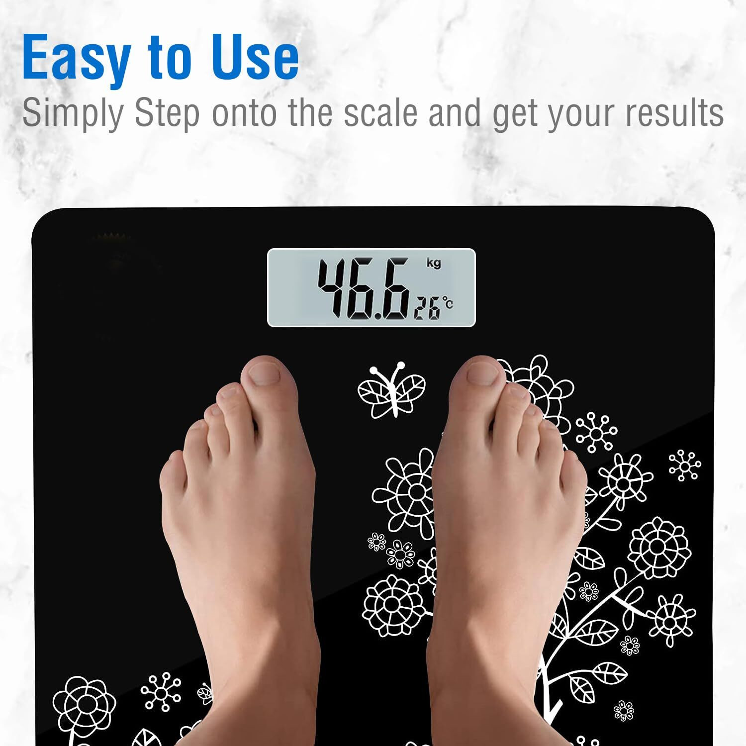 Image of Mivora Weight Machine for Human Weight Digital Weighing Scale Weighing Scale