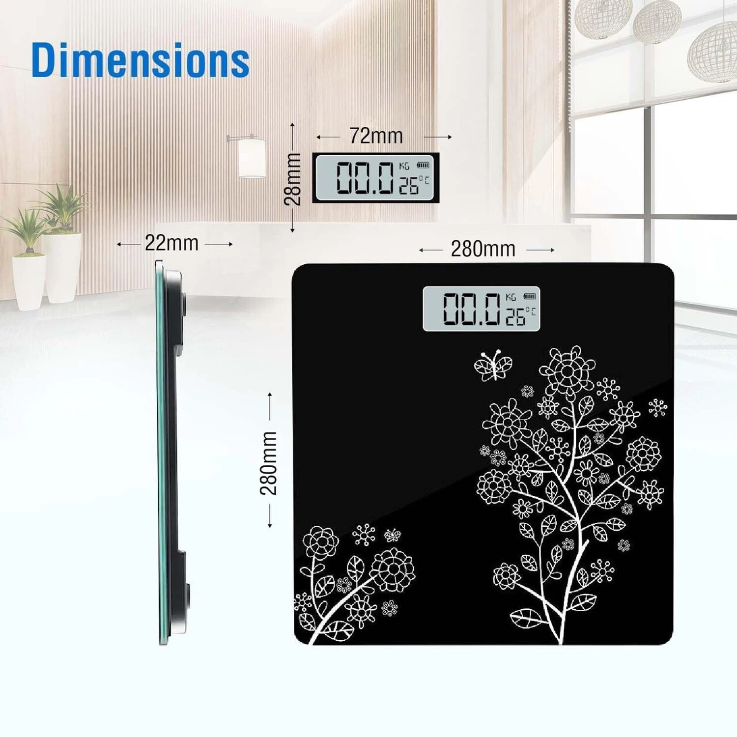 Image of RiDiGo Weight Machine for Human Weight Digital Weighing Scale Weighing Scale