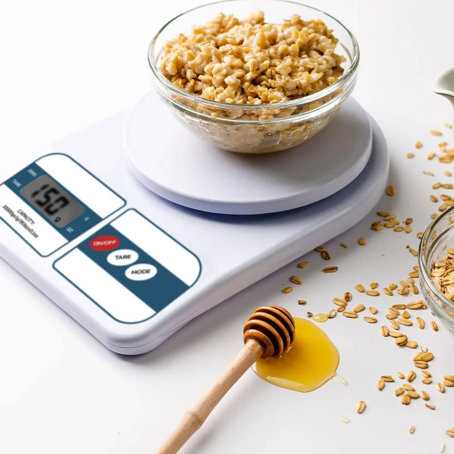 ECUSSI 10kg Digital Kitchen Weighing Scale - Image 2