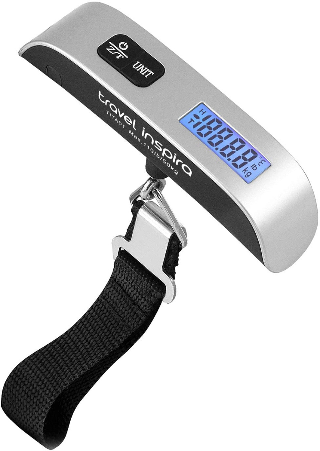 Image of Shopping & Mart Luggage Scale, Portable Digital Hanging Baggage Suitcase Scale for Battery Inclu Weighing Scale
