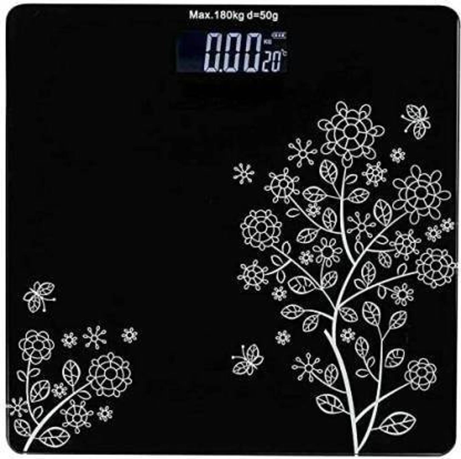 shivay enterprise Heavy Thick Tempered Glass With LCD Display Digital Weight Scale Weighing Scale