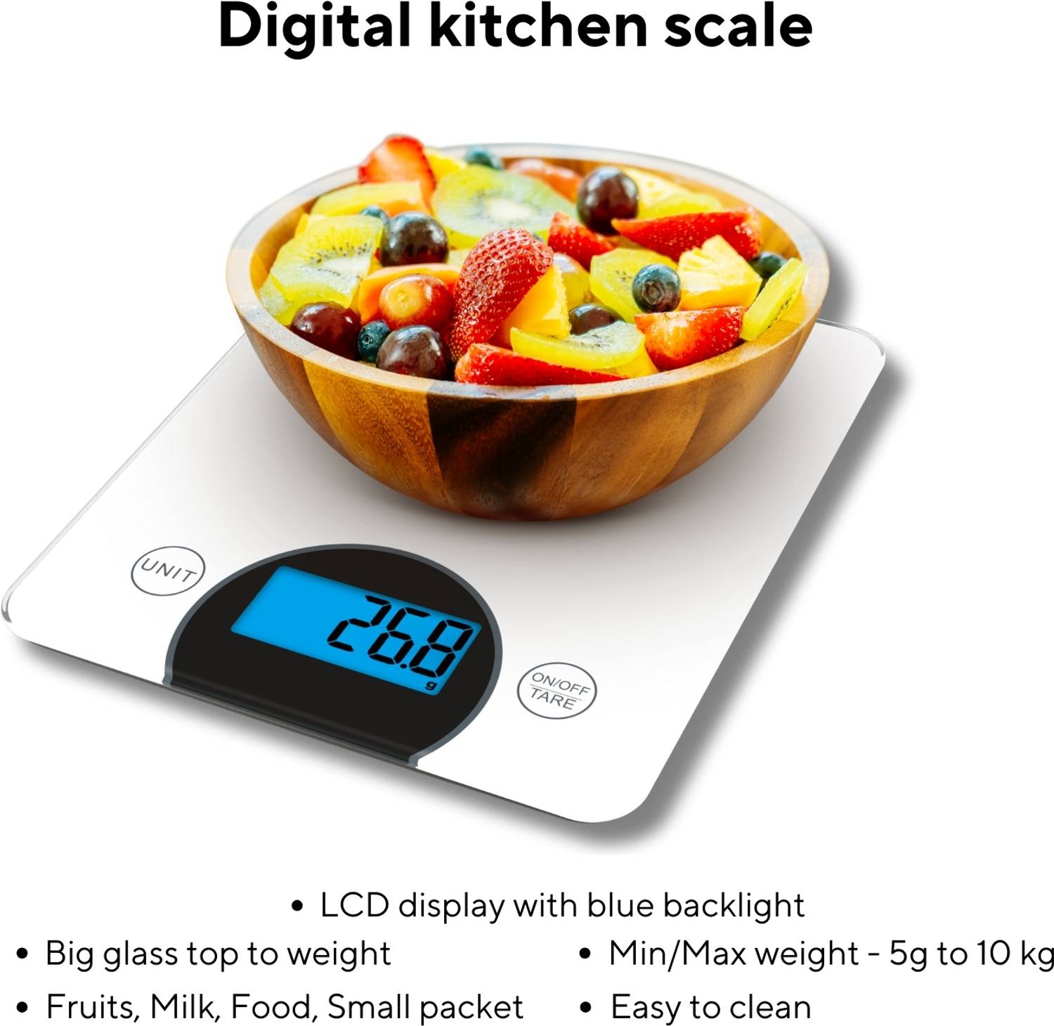Lifetrons 10KG Digital Kitchen Scale - Image 3