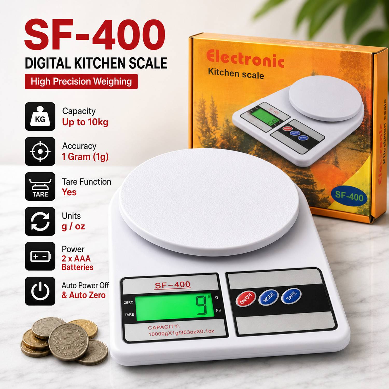 Mahadi 10kg Weighing Scale - Image 5