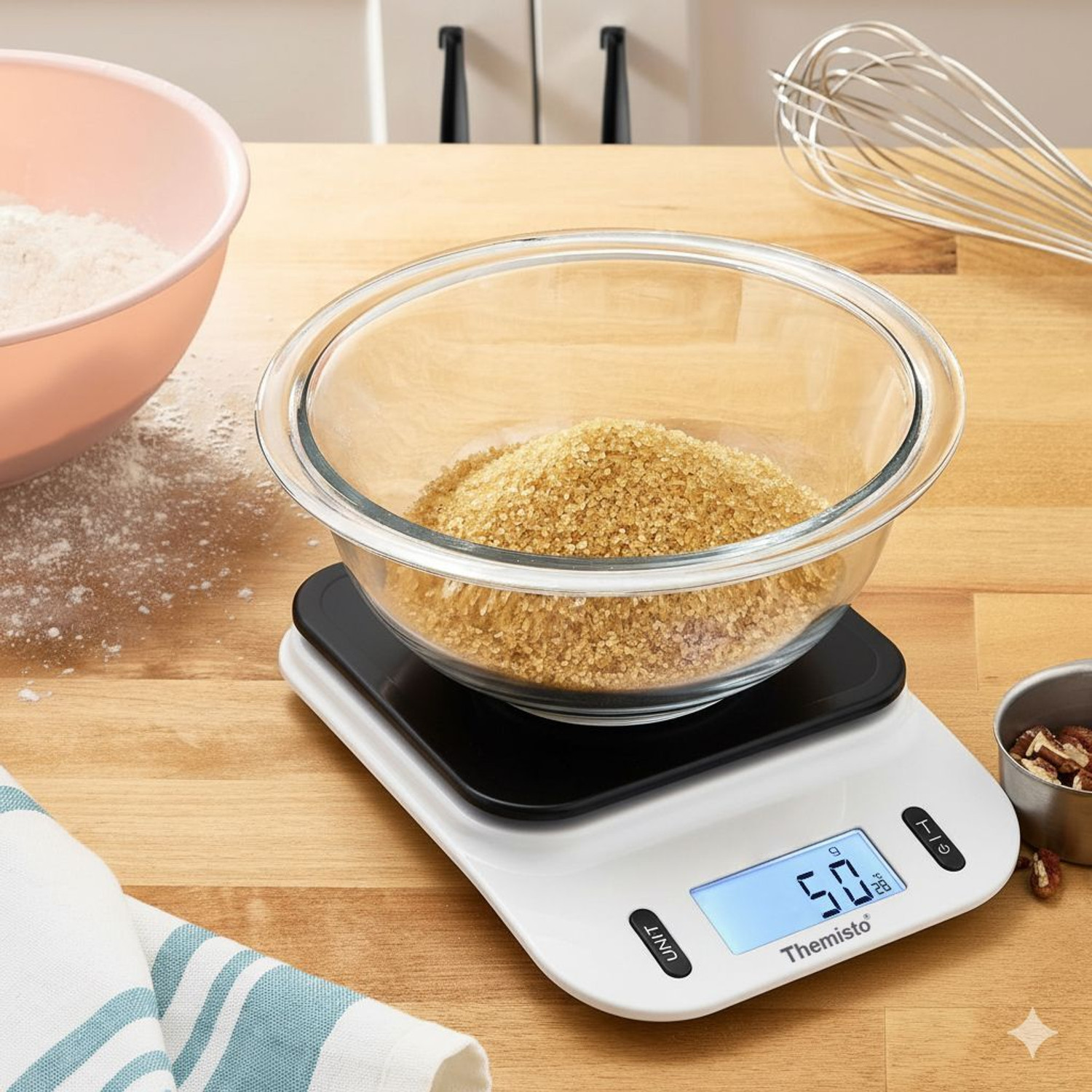 Image of tHemiStO TH-WS06 Electronic digital Kitchen scale |5 Kg| Made In India Weighing Scale