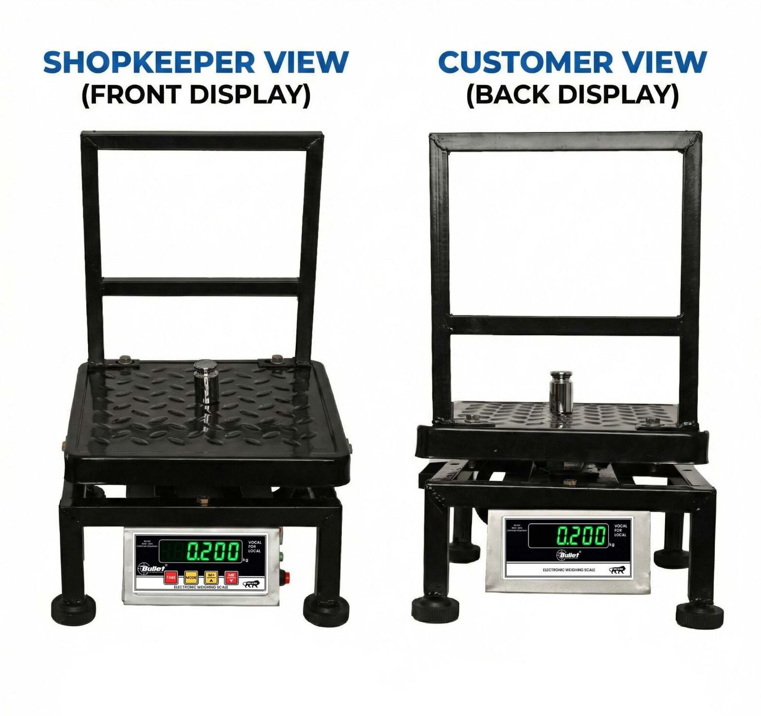 Image of Costco Weigh Bullet 200kg Shop, Industrial & Multipurpose use with Dual F&B LED Display Weighing Scale