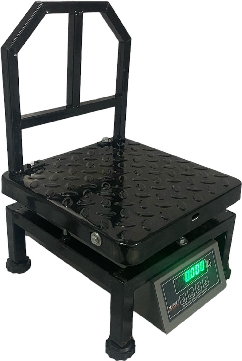 Image of MONET 100 kg 12 X 12 Inch Mild Steel Portable Weighing Machine Weighing Scale