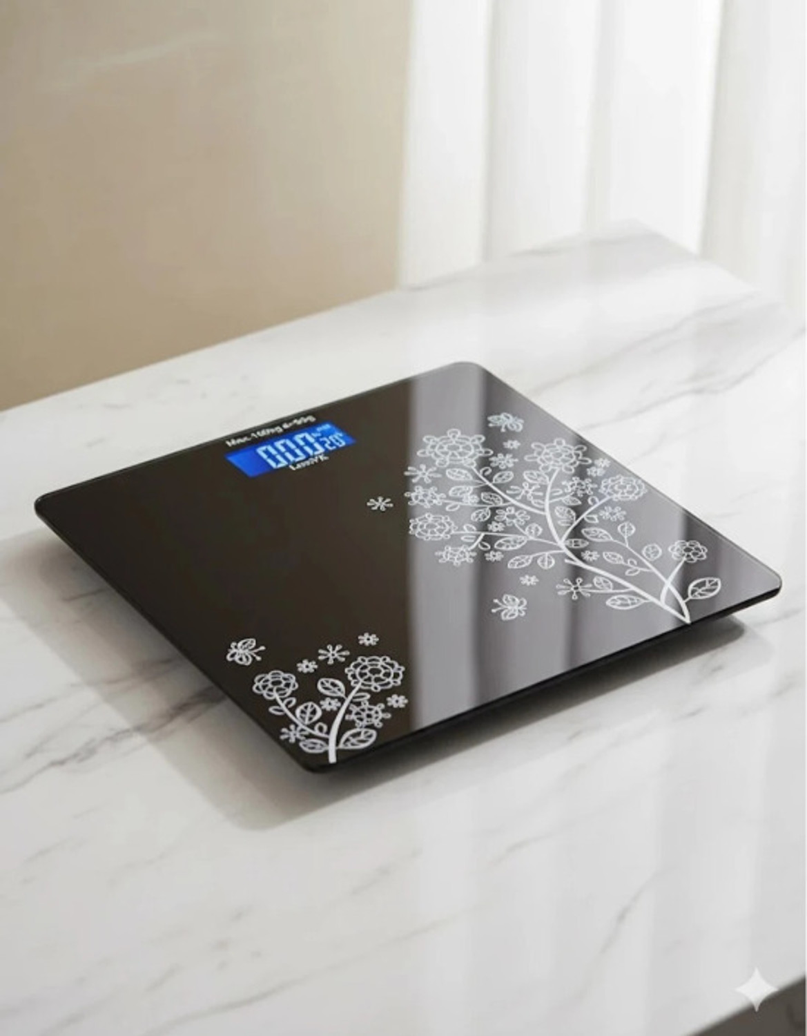 Image of VARKIK ersonal Body Weight Machine,Thick glass,Digital Weighing Scale,180kg capacity Weighing Scale