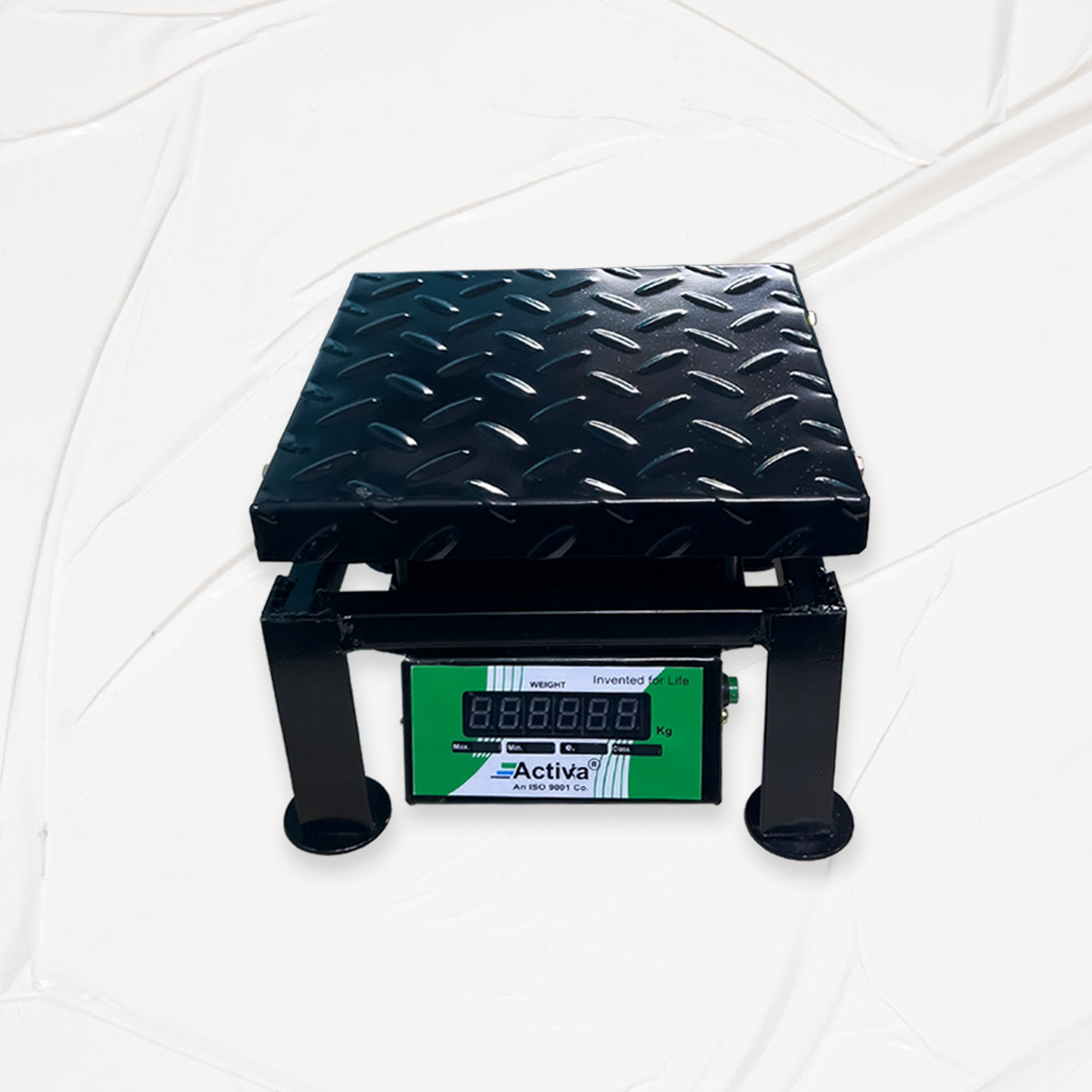 Image of ACTIVA 50kg Weighing Scale |Double display Weight machine for shop| 210x210mm MS RUGGED Weighing Scale