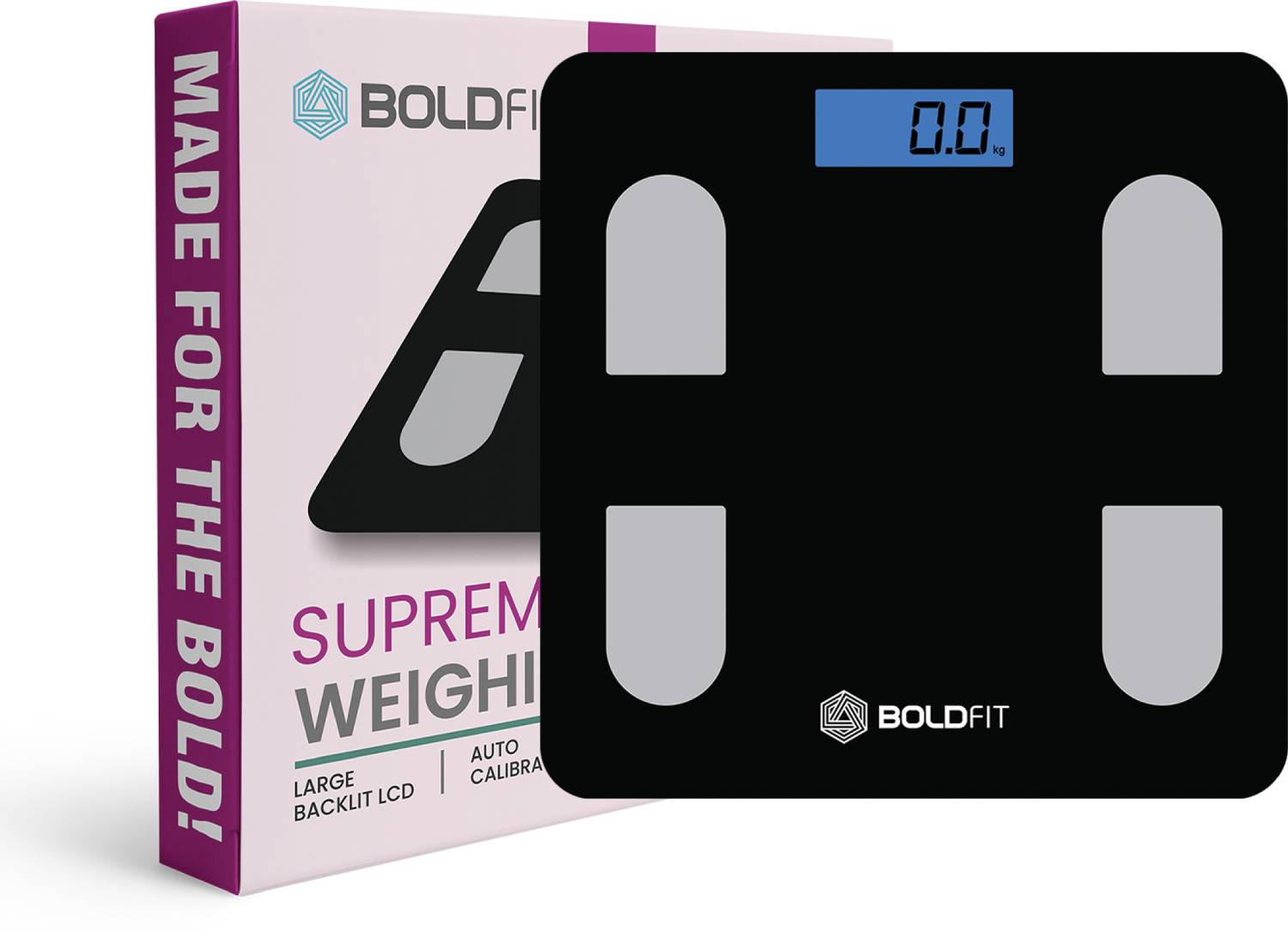 BOLDFIT Weight Machine for Human Weight Digital Weighing Scale