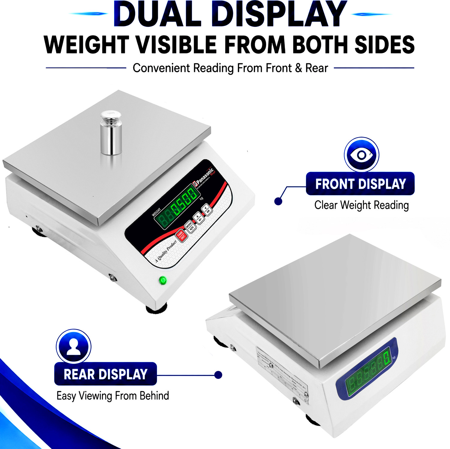 Image of Costco PAN-40K,40Kg with High Frequency Sensor Display for All Kirana & Vegetable shop Weighing Scale (White, Grey, Black, Red)