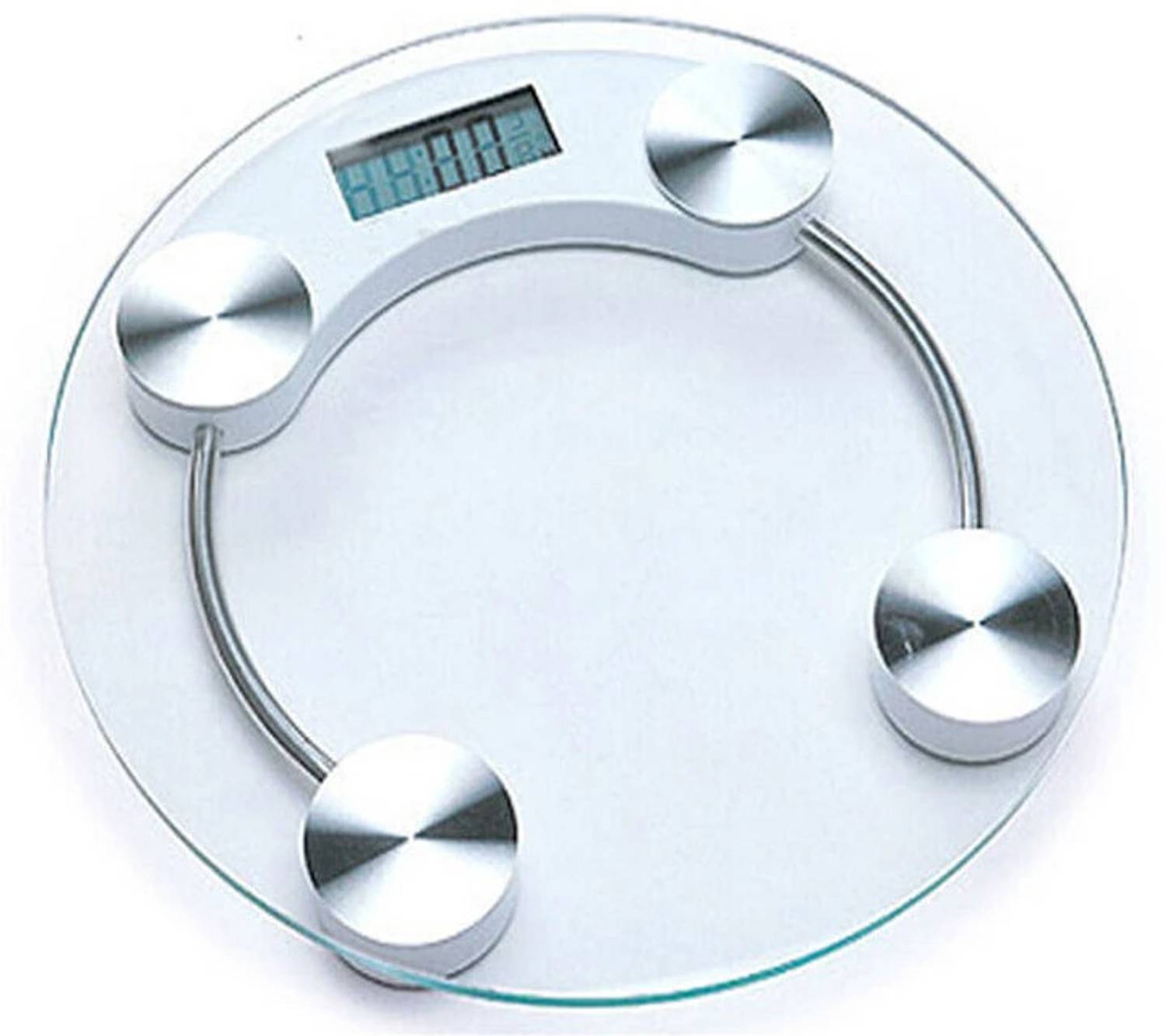 Venus EPS- 2003 Transparent Round Personal Weight Machine for Body Digital Weighing Scale