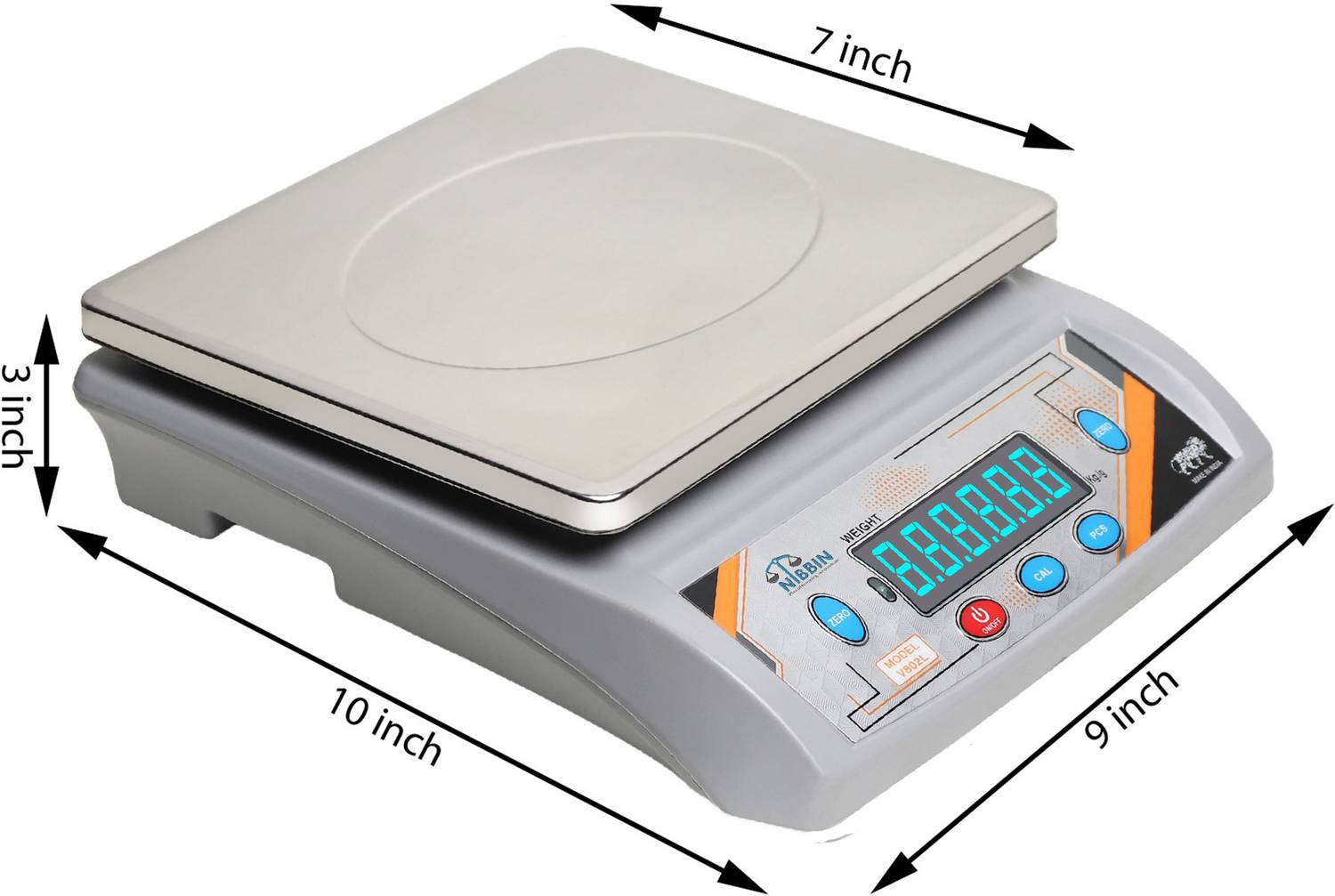 NIBBIN 30kg Weight Machine with Front & Back Display - Image 2