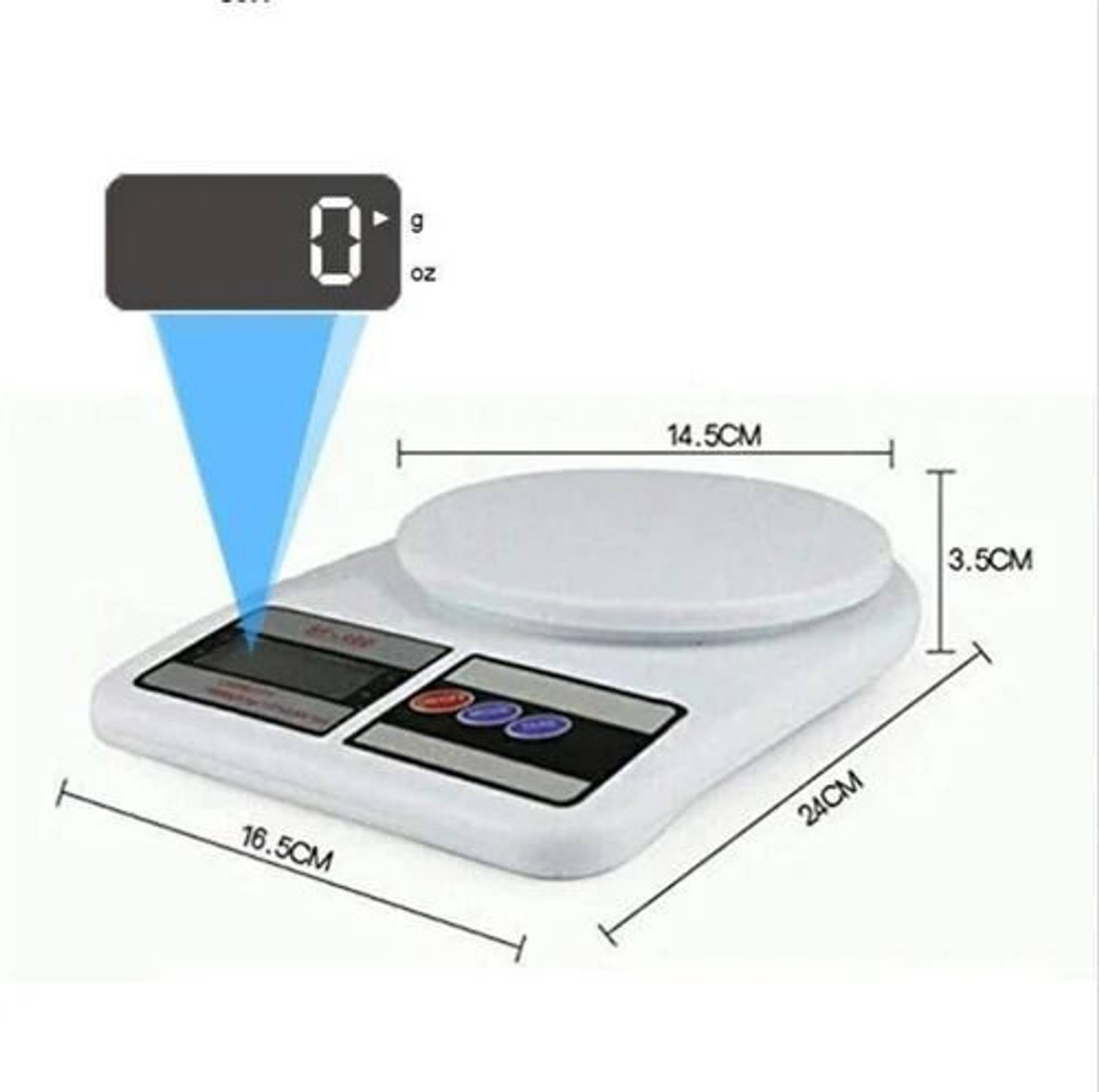 RAADHIKA Digital Kitchen Weighing Scale - Image 3