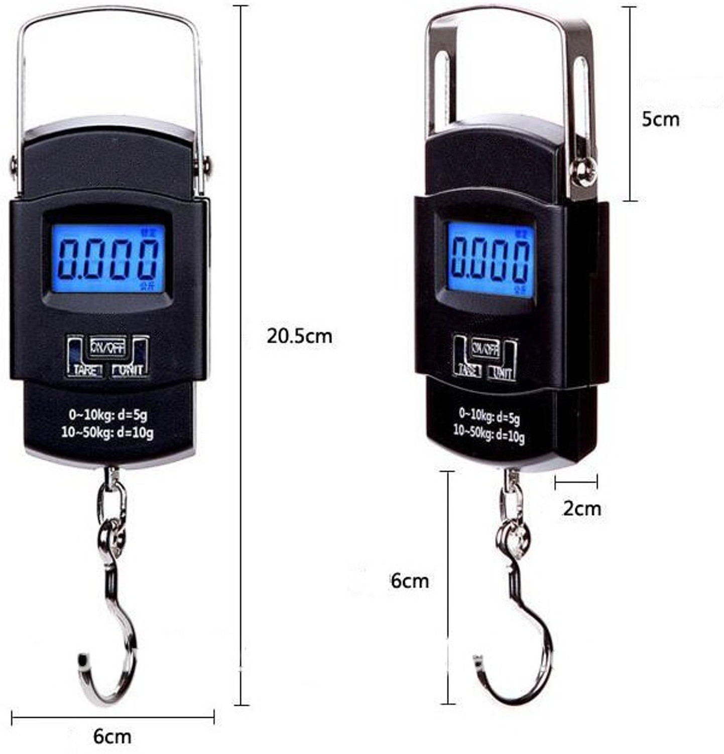 Image of Glancing Portable Hanging Luggage Weighing Scale- Portable Hanging Luggage Weight Machine Digital for Weighing Household Items Pocket Weight Machine /47 /KGac Weighing Scale