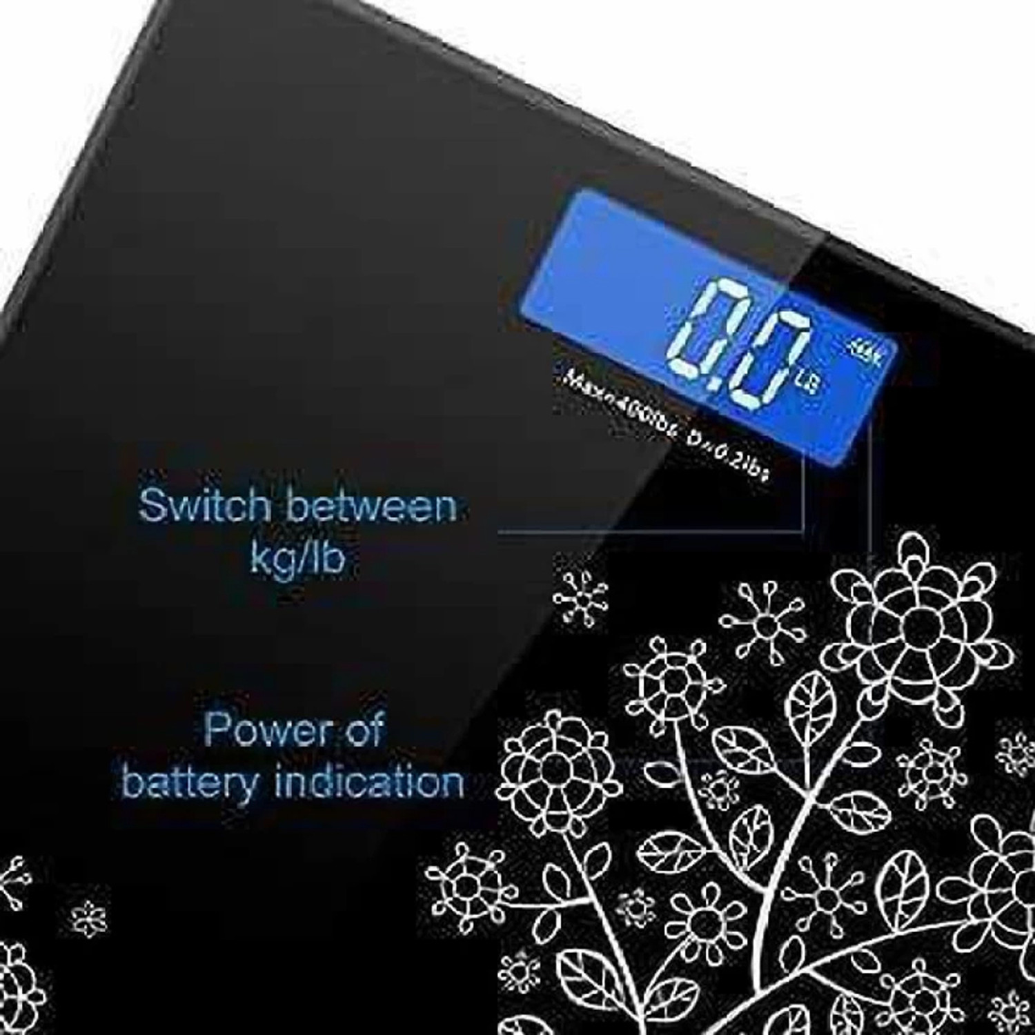 Image of Alphaa Heavy Duty Electronic Thick Tempered Glass LCD Display Weighing Scale