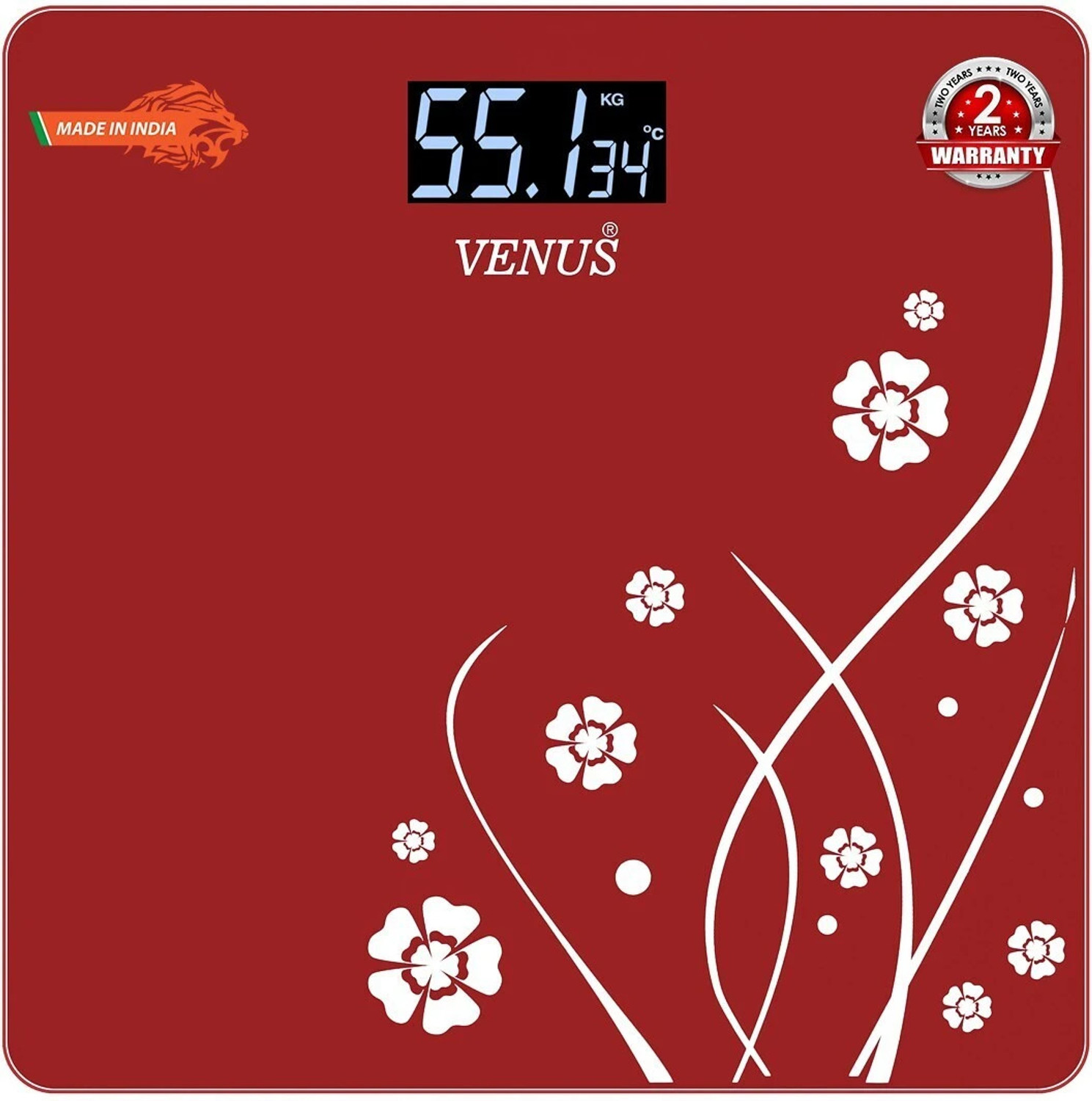 Image of Venus Electronic Digital Personal Bathroom Weight Machine upto 180 kg Weighing Scale