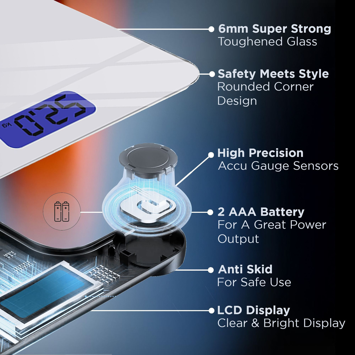 Image of Dr Trust (USA) Model 514 Elegance Personal Digital Electronic Body Weight Machine For Human Body 180Kg Capacity Weighing Scale