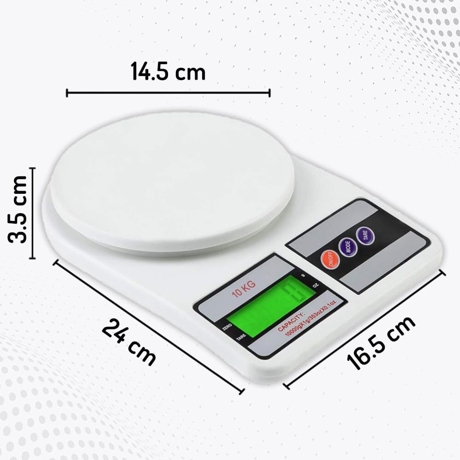 Image of Apicbite Digital Kitchen Weighing Scale Electronic Weight Machine with LCD Display Weighing Scale