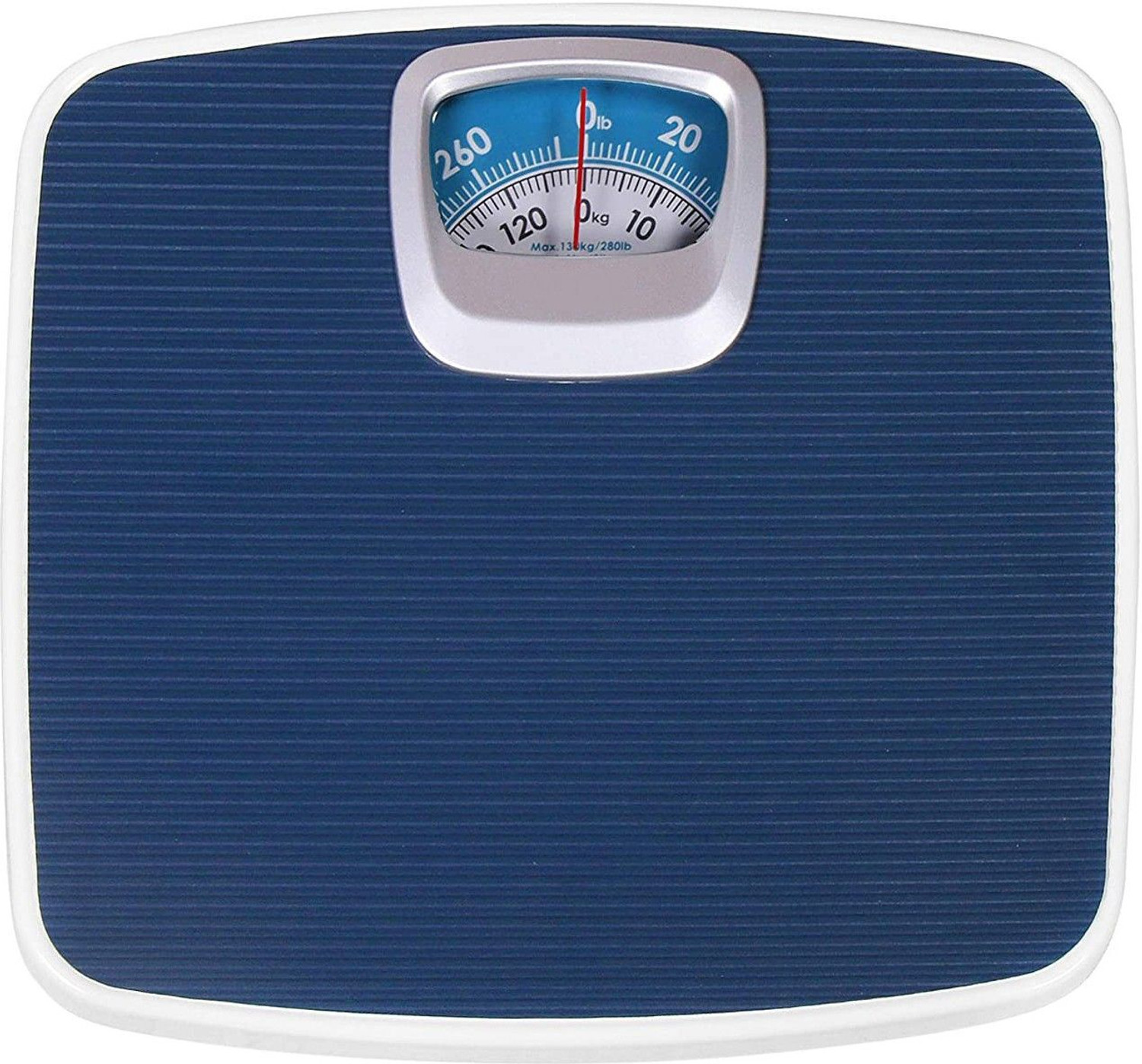 Image of ACU-CHECK Analog Weight Machine, Weight machine for Human Body, Weighing Scale-Blue-130Kg Weighing Scale