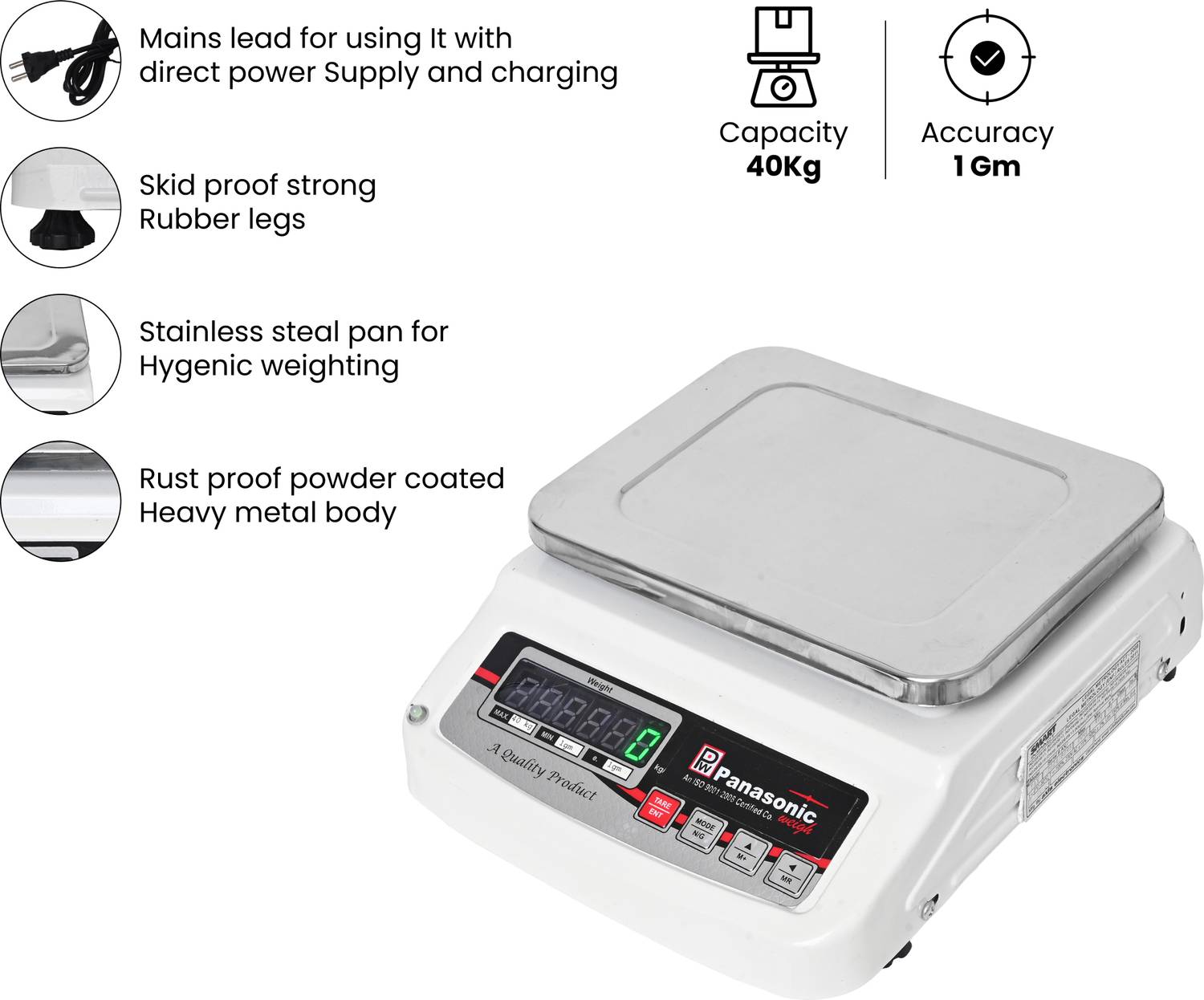Costco Panasonic Weigh MS40K 40Kg Weighing Scale - Image 4