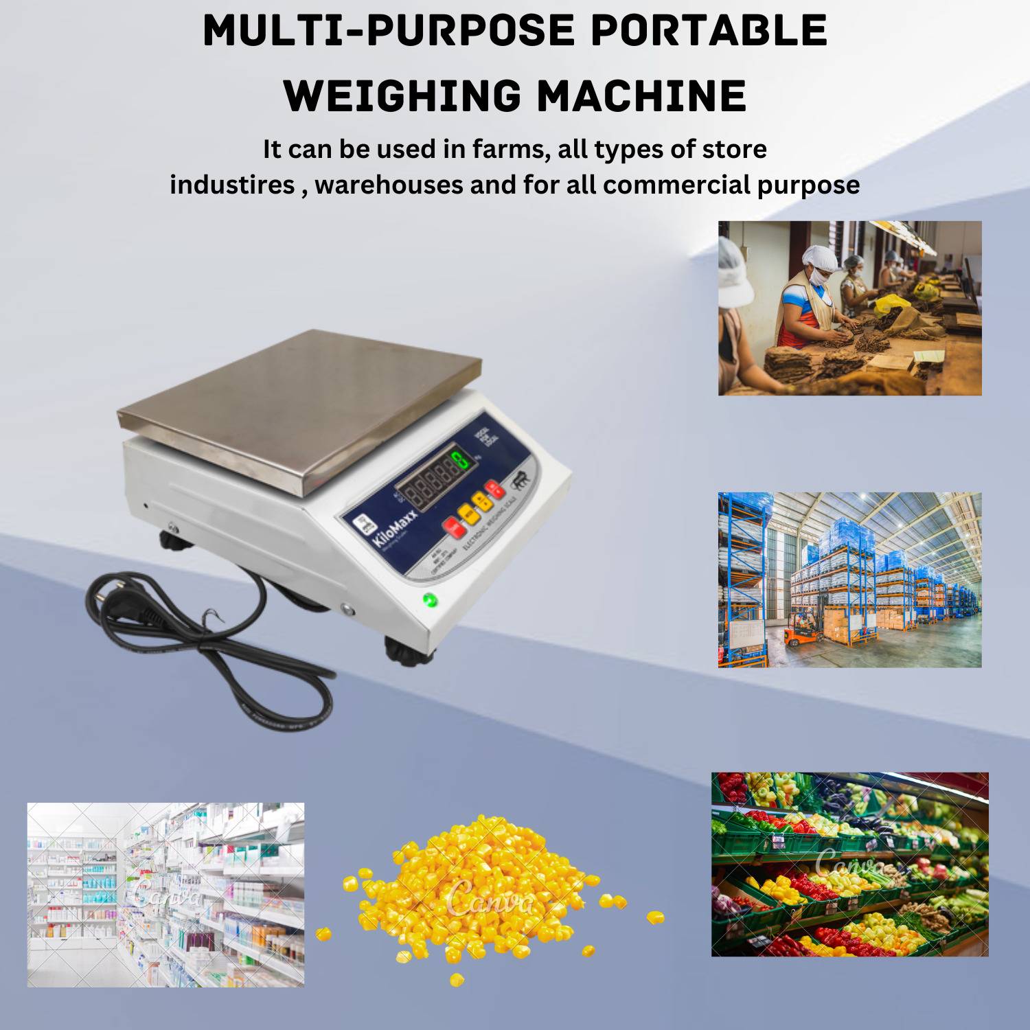 KiloMaxx KM-90 30Kg Weighing Scale with EcoSensenTechnology - Image 5