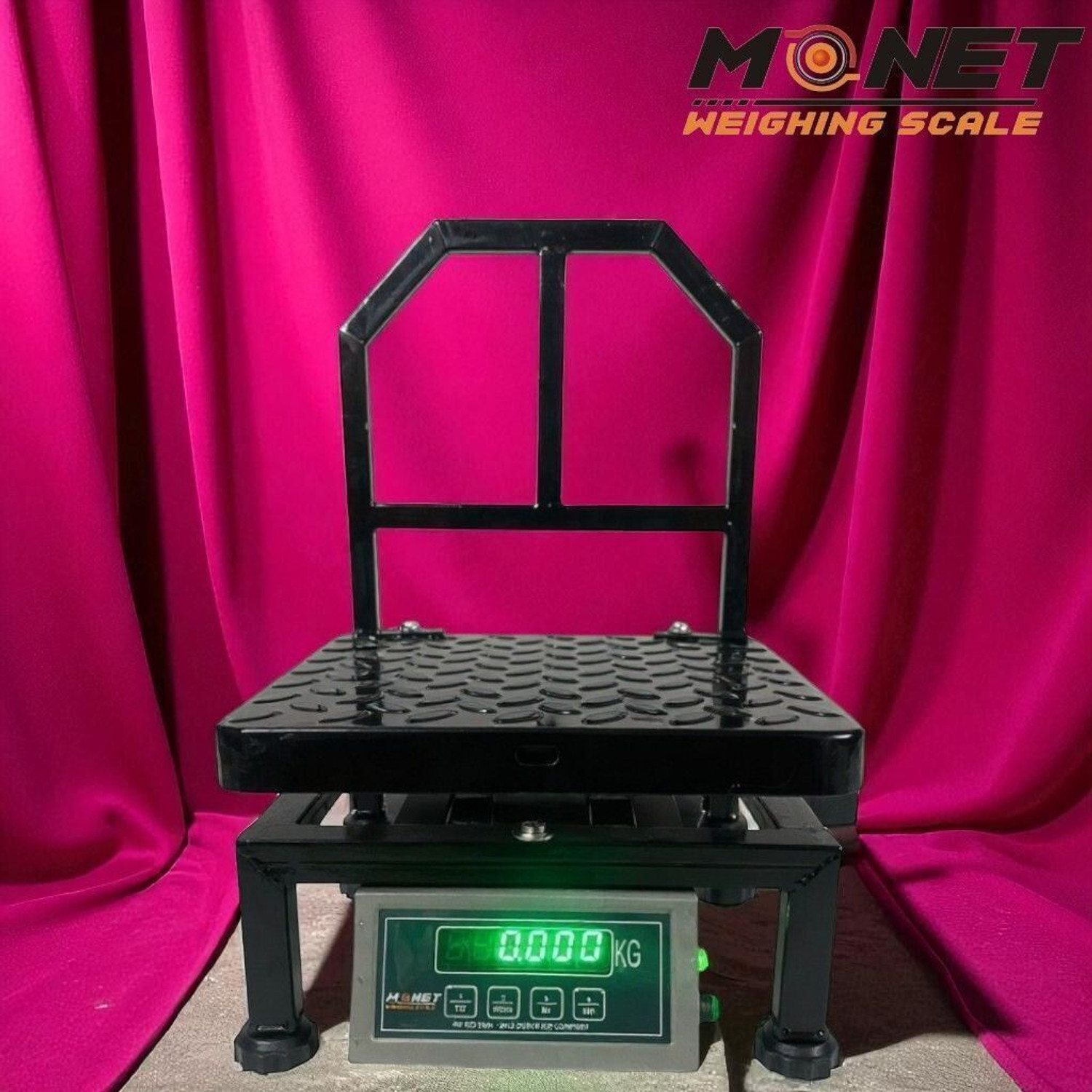 Image of monet 100kg 12*12 inches High Precision; Heavy Duty ; 2 Days Battery Backup Weighing Scale