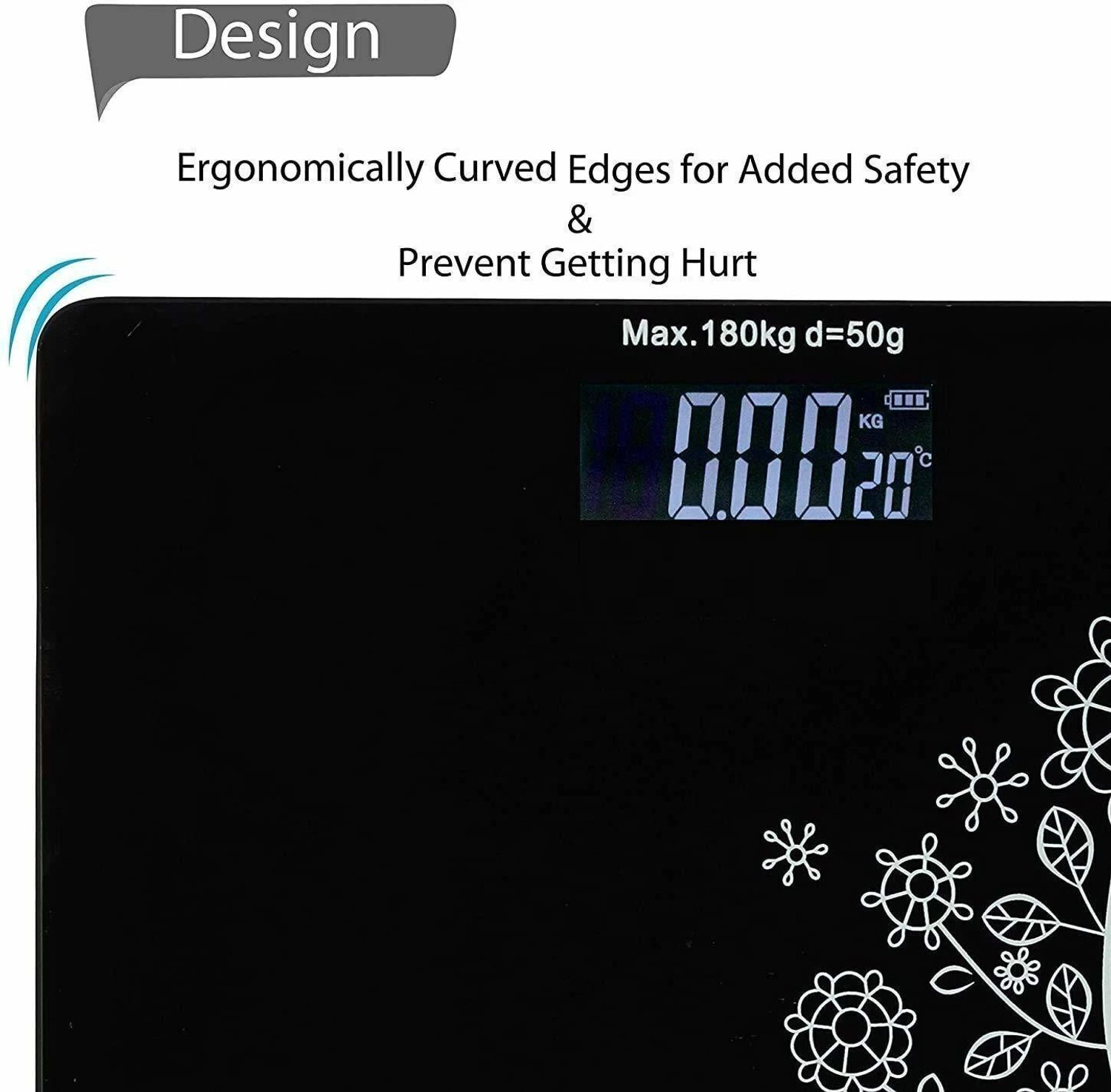Image of Thermoneb Personal Bathroom Digital Weight Machine for body weight measurement Weighing Scale