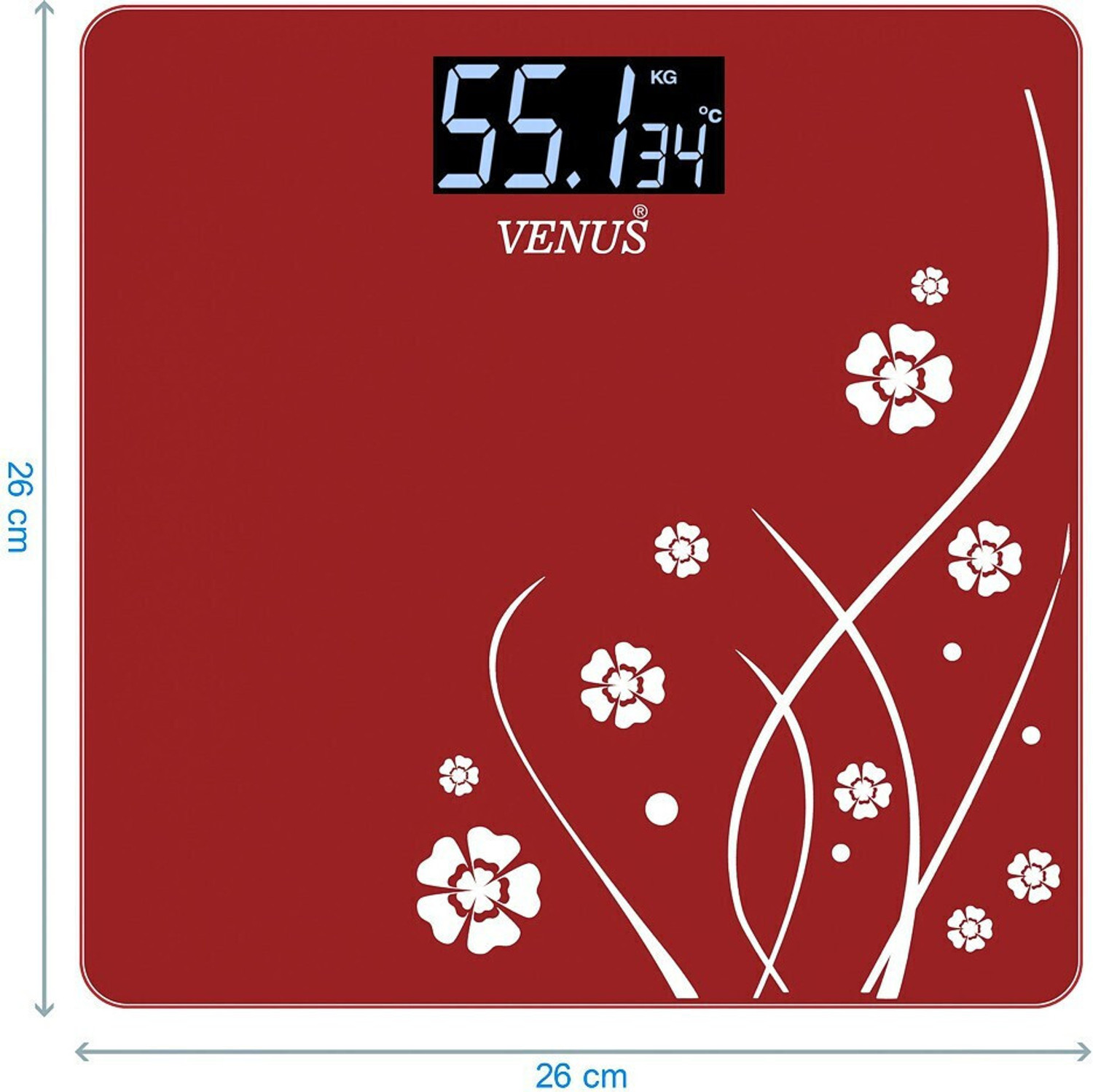 Image of Venus Electronic Digital Personal Bathroom Weight Machine upto 180 kg Weighing Scale