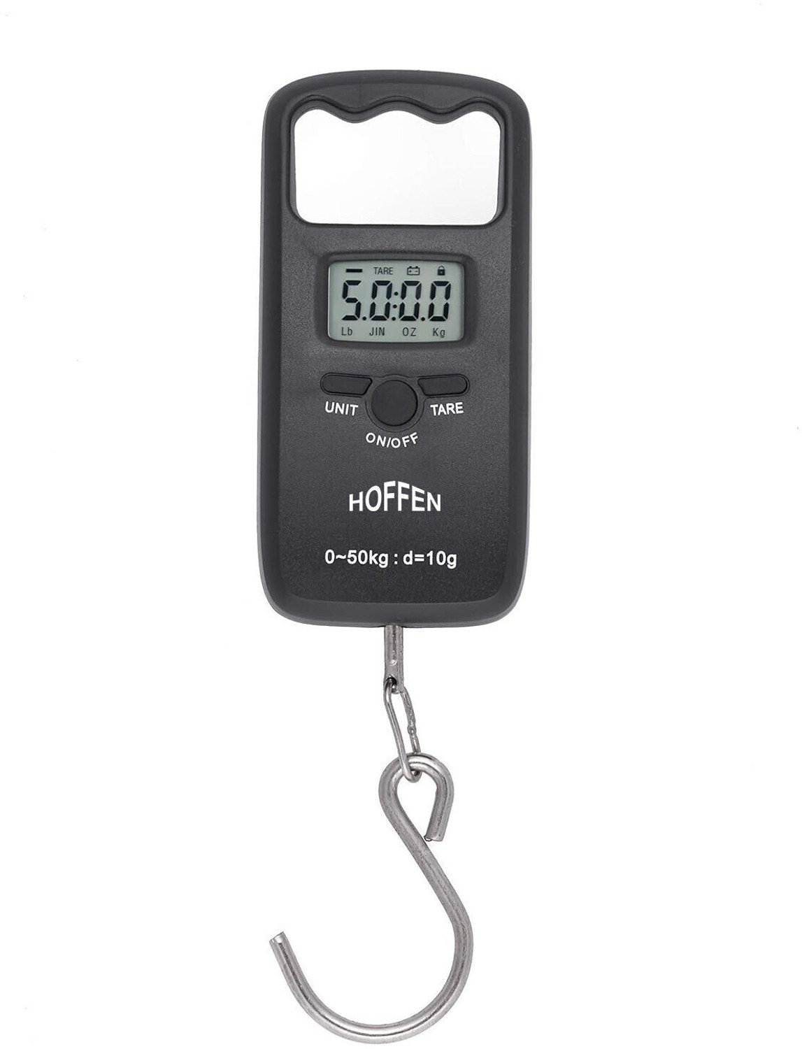 Image of HOFFEN Luggage Weight Machine For Home Use, suitcase and bag for flight and travel Weighing Scale (Black)
