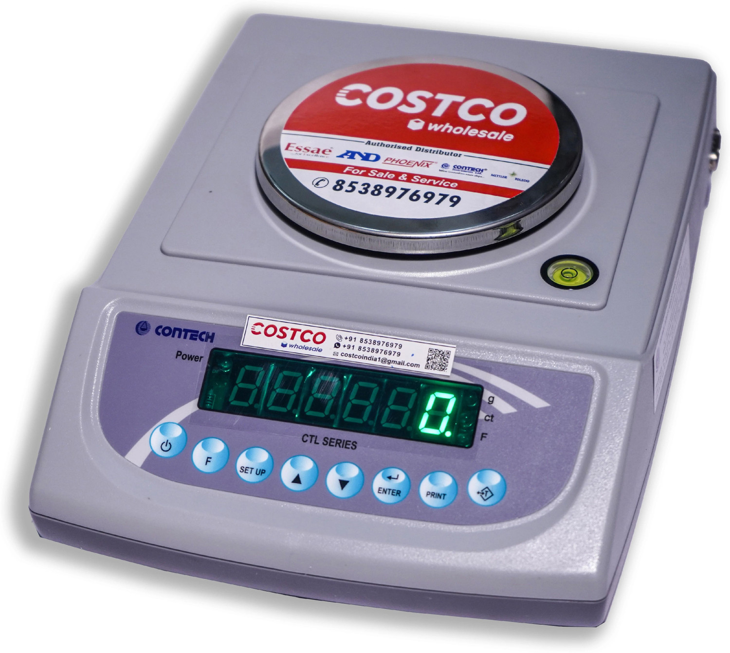 Image of Essae CONTECH : CTL 600 Jewellery Weighing Scale Cap : 600gm Accu : 10mg Weighing Scale