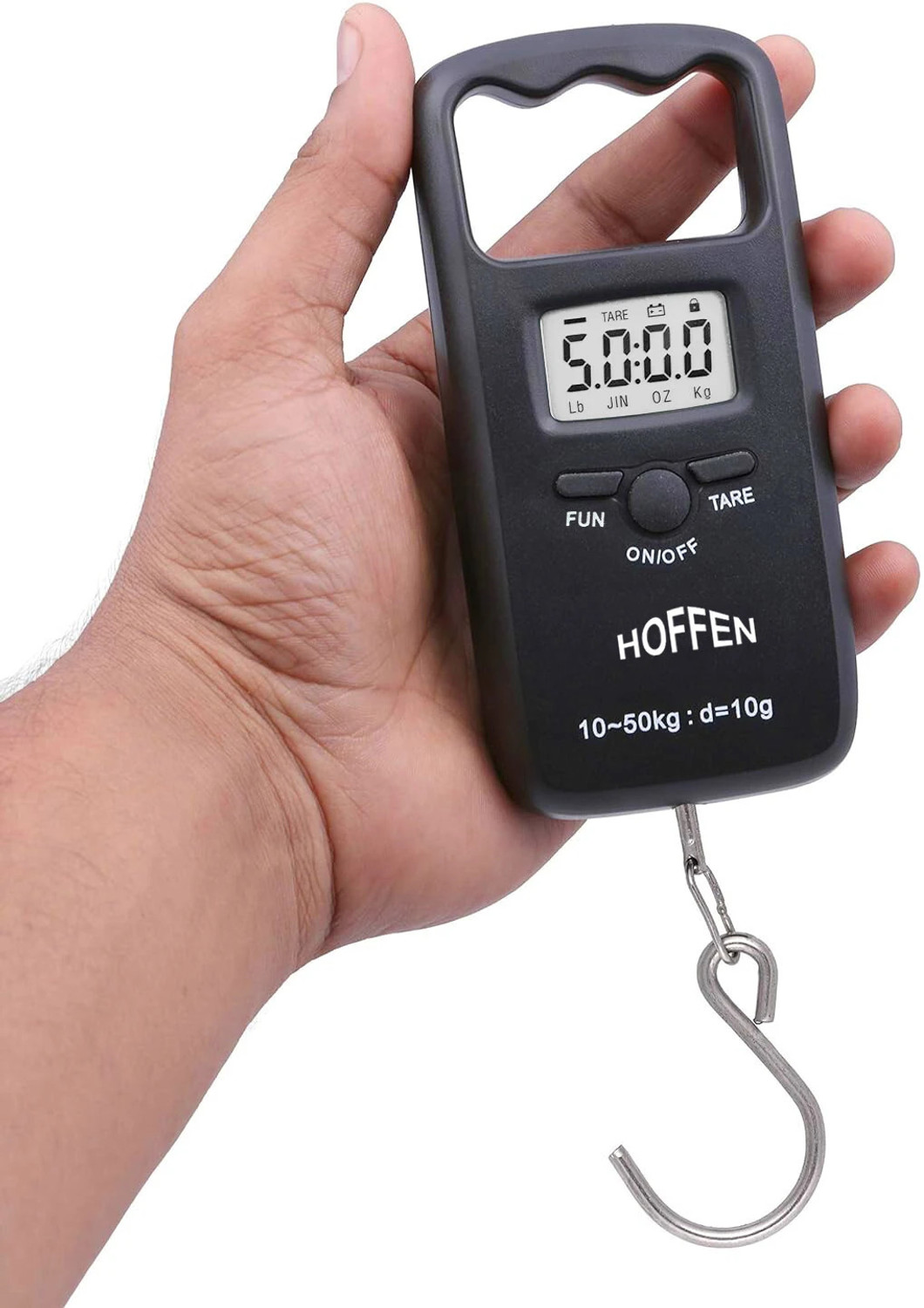 Image of HOFFEN Luggage Weight Machine For Home Use, suitcase and bag for flight and travel Weighing Scale (Black)