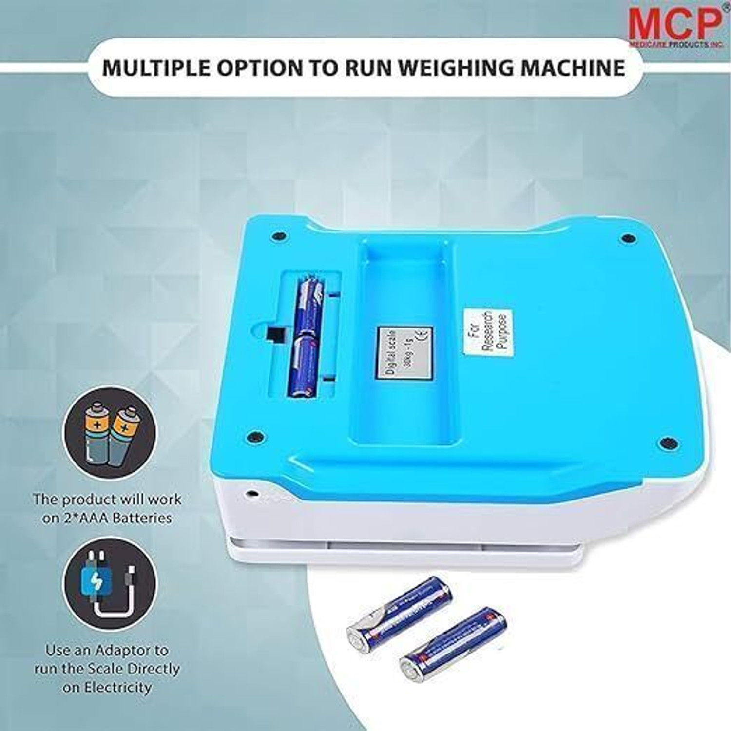Image of MCP Newborn Digital Baby Weighing Scale with Tray - Accurate and Reliable Upto 30Kg Weighing Scale