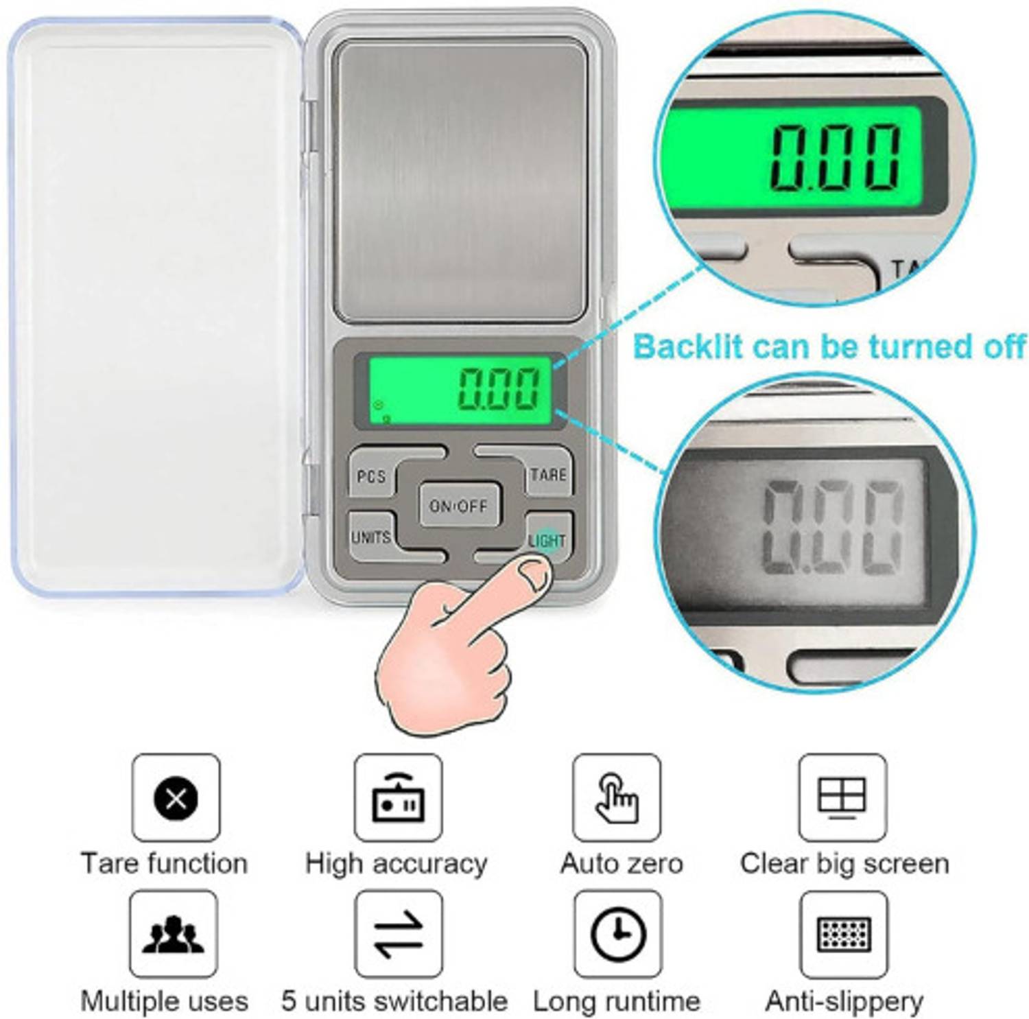 AshmakamMart Gold Digital Weighing Scale - Image 2