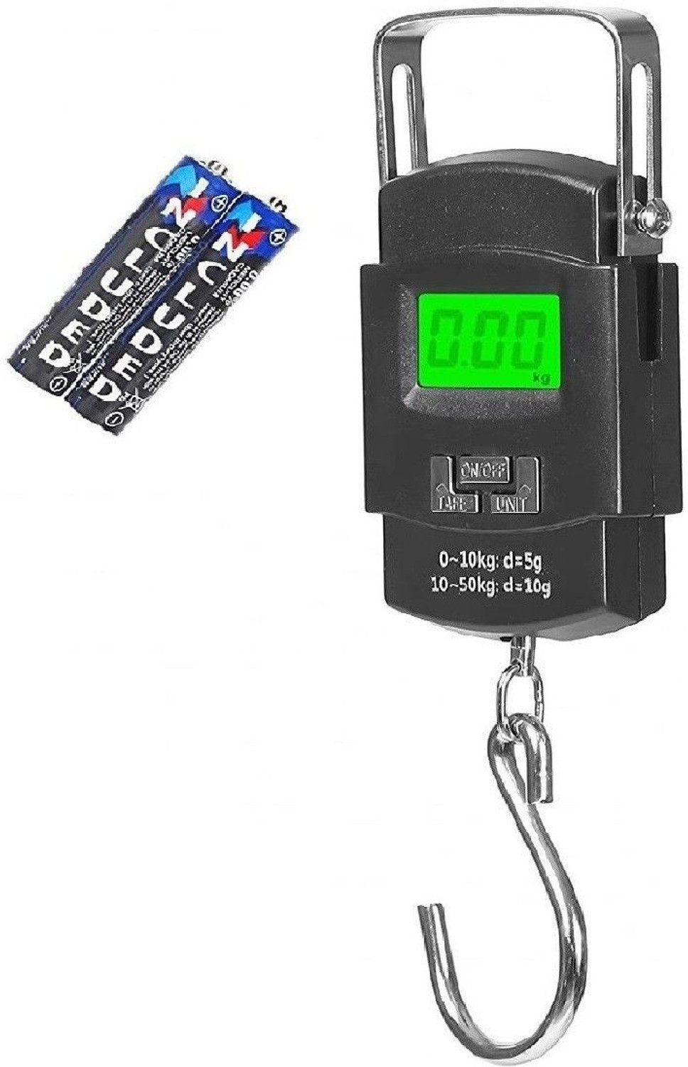 Image of Siya Shine Hanging Scale, LCD Screen 50kg Portable Electronic Digital weight scale KK34 Weighing Scale