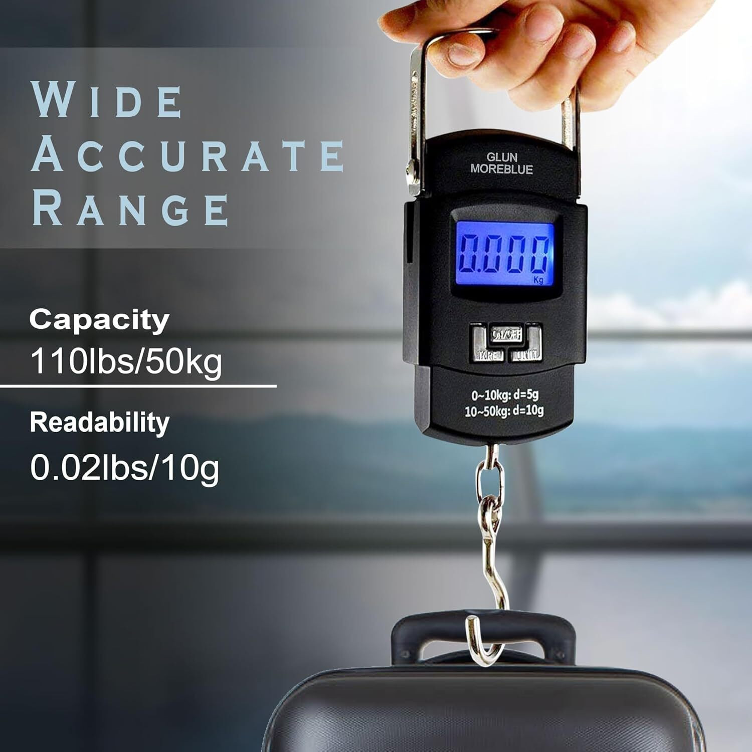 Image of yorten 50Kgs Digital Luggage Weighing Scale,weight machine Multi-Purpose Use. Balance Scale