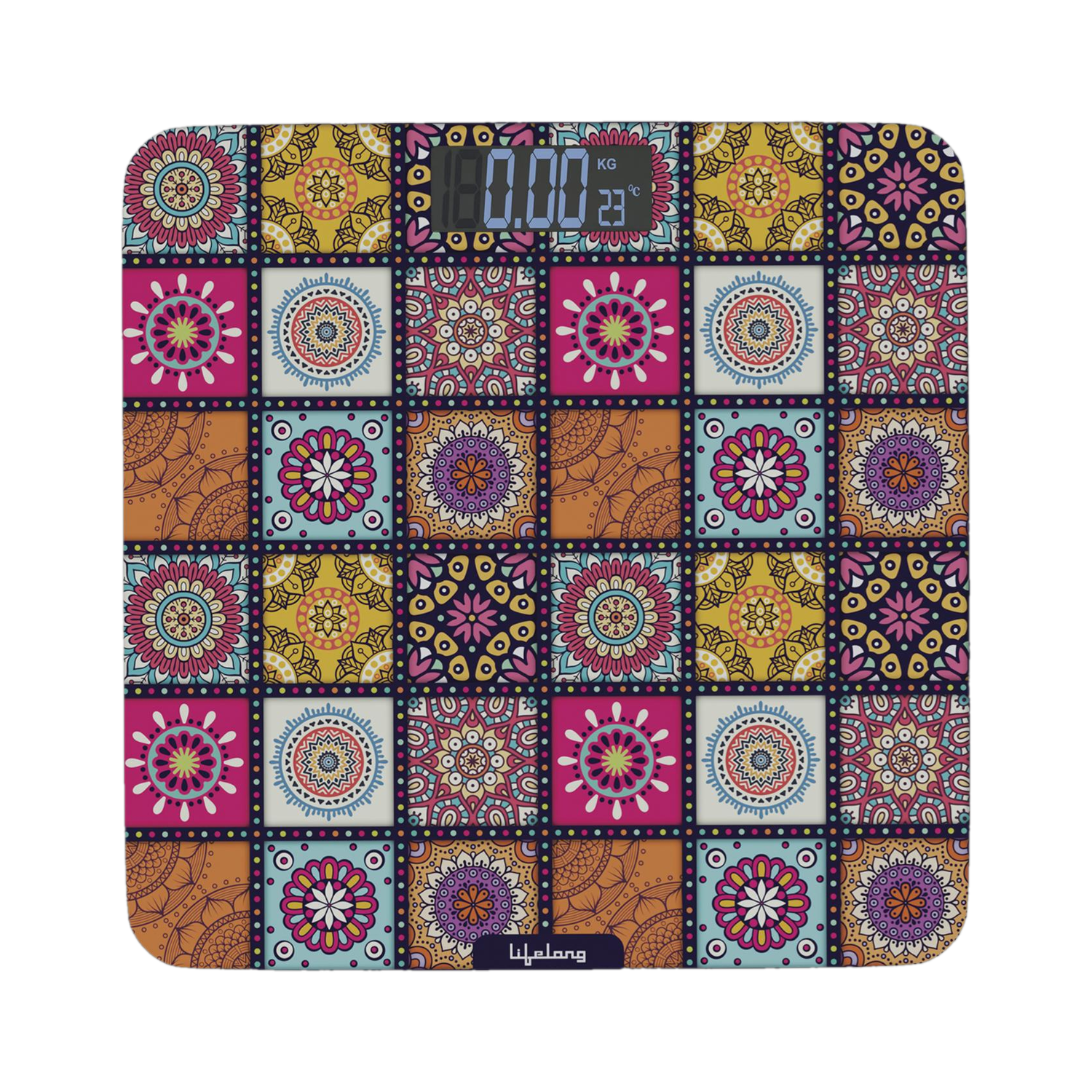 Lifelong LLWS63 Mystical (Indian Cultural Series - Rajasthan) Weight Machine Body Weighing Scale