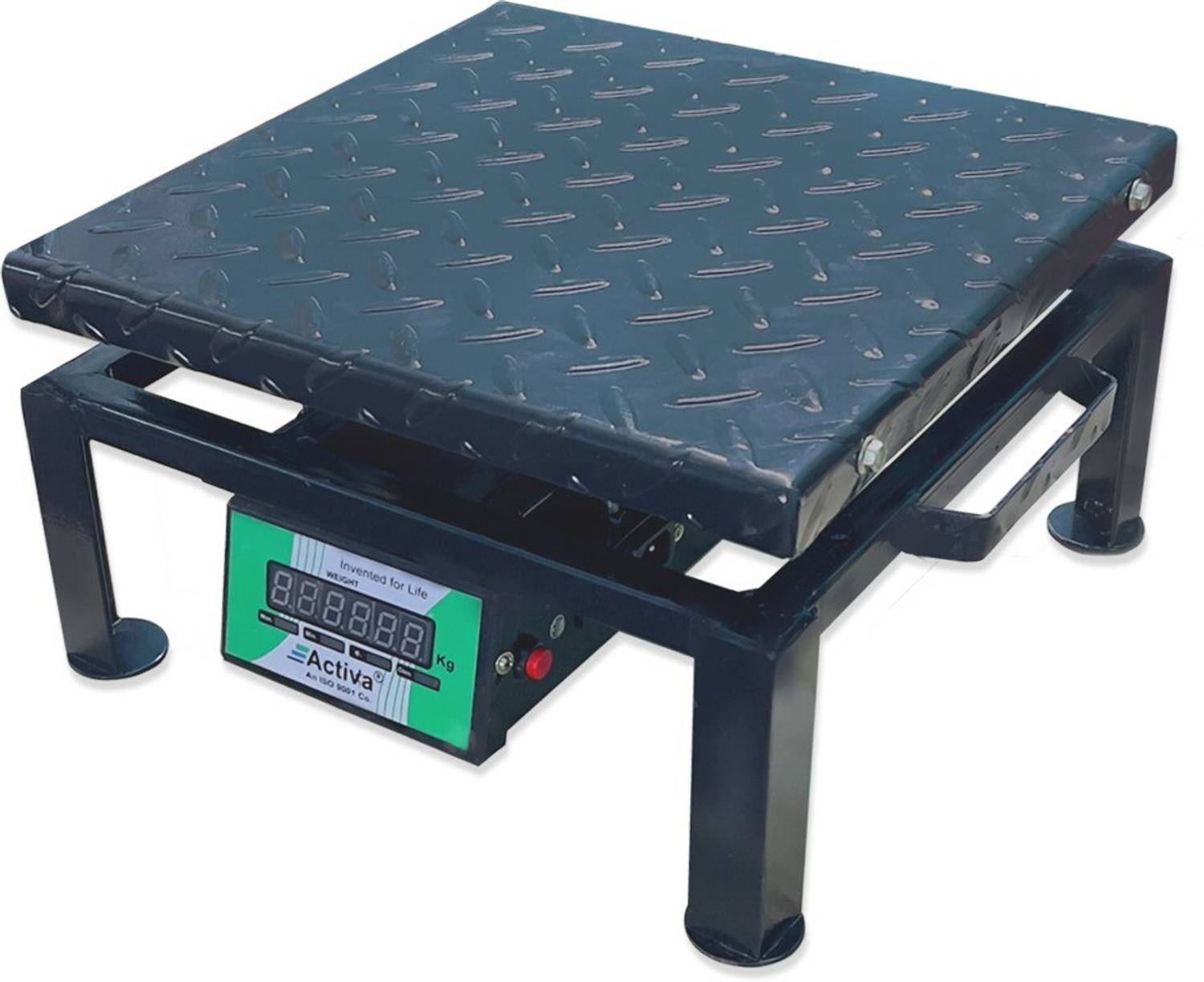 ACTIVA 200kg weight machine for shop|350x350mm platform size MILD STEEL|10gram accuracy Weighing Scale