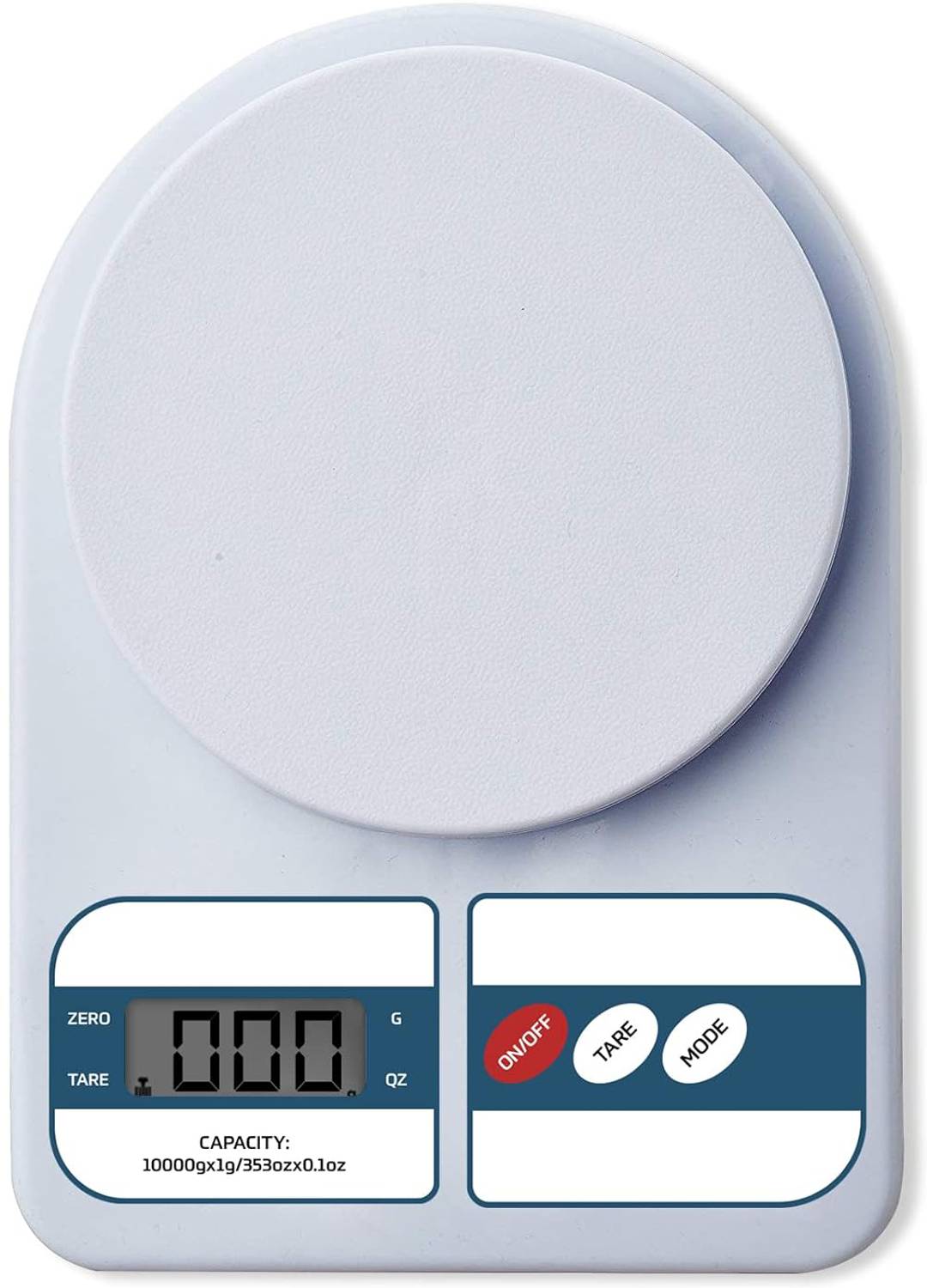 Misuhrobir Electronic Kitchen Scale 10kg White