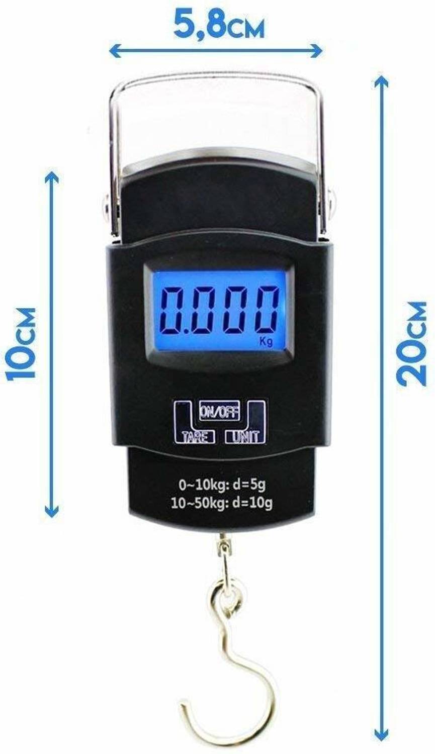 Curify 10g-50Kg Digital Hanging Luggage Scale - Image 5