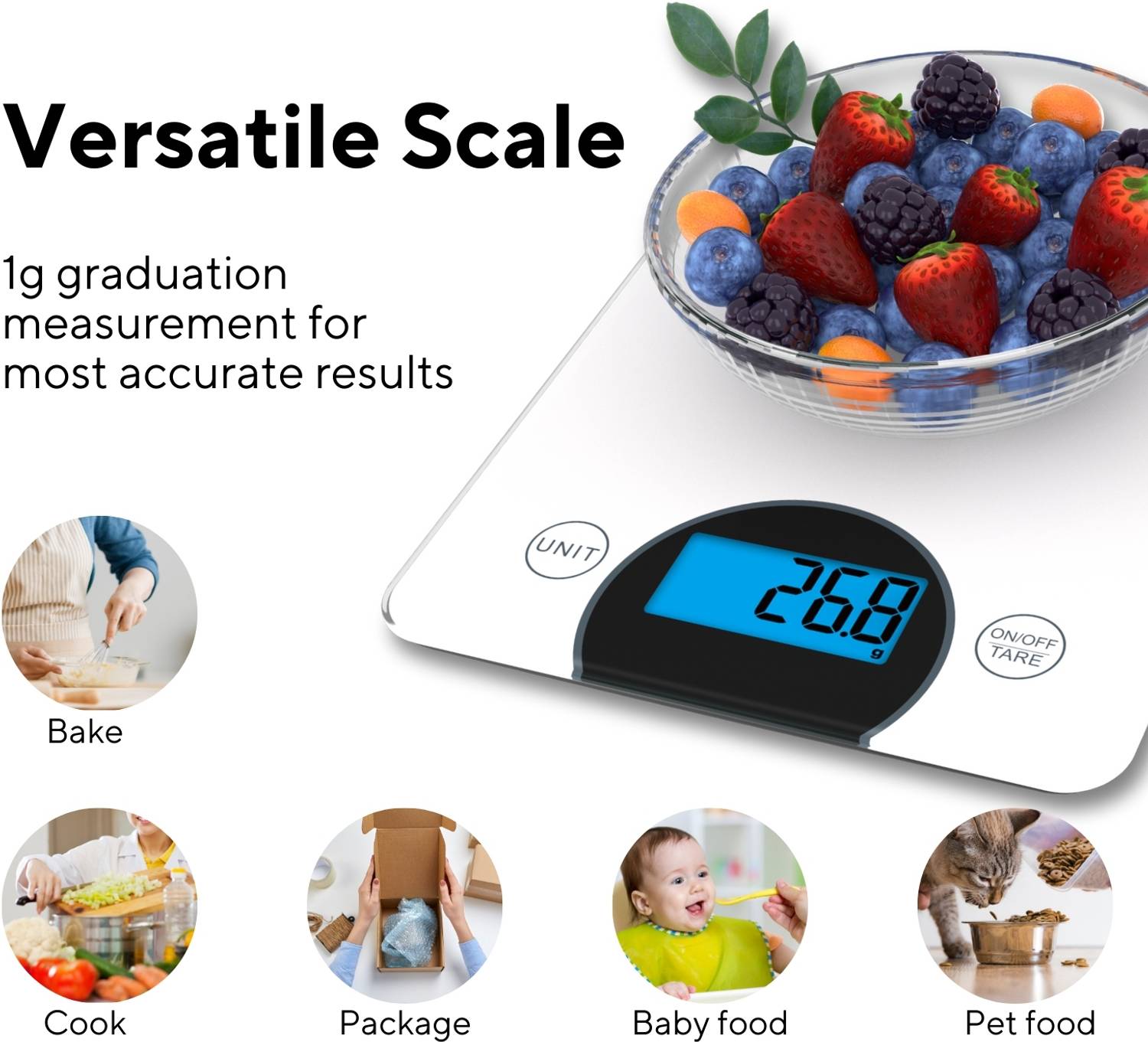 Lifetrons 10KG Digital Kitchen Scale - Image 2