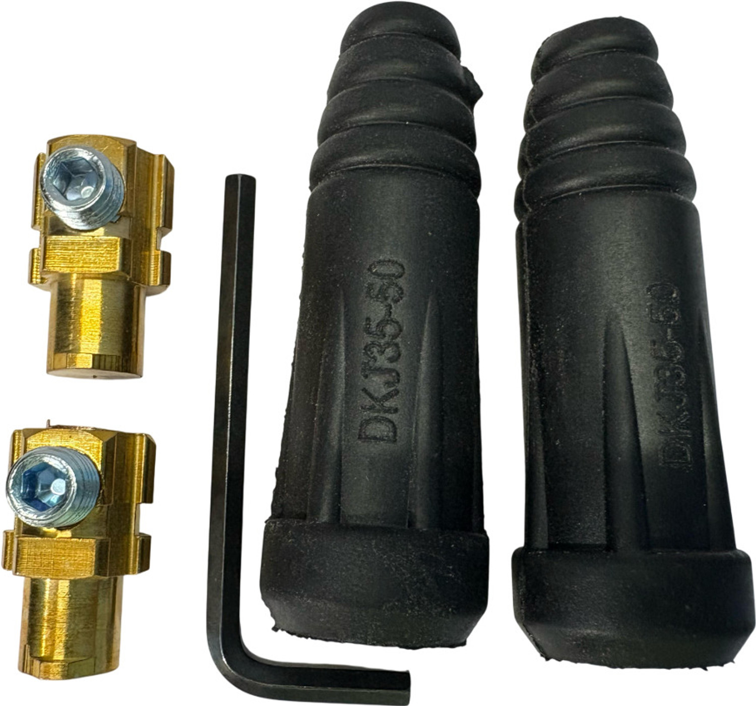 Image of METAPOD 35-50mm Male Cable Connector With Alignment Key Used for Inverter Welding Machine