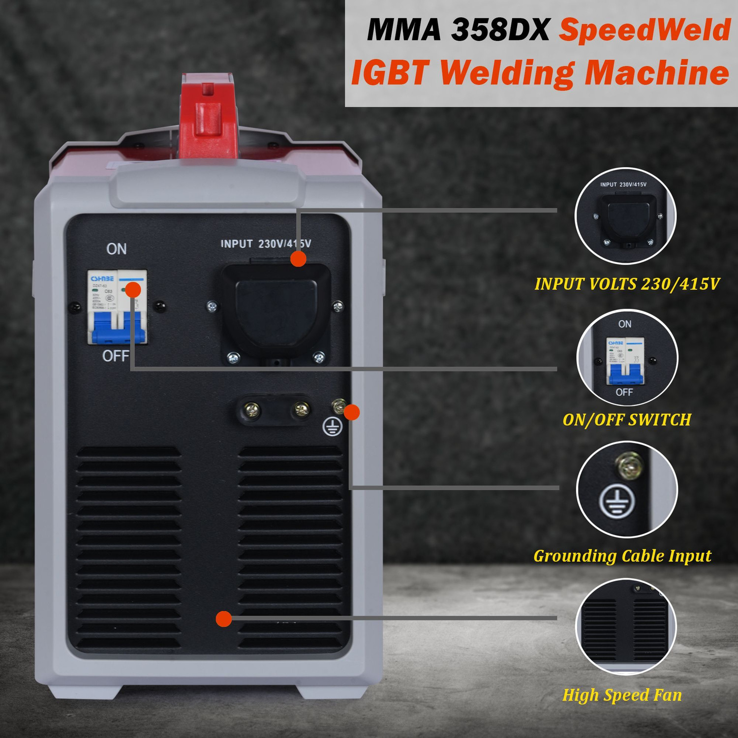Image of speedweld MMA358DX Inverter Welding Machine