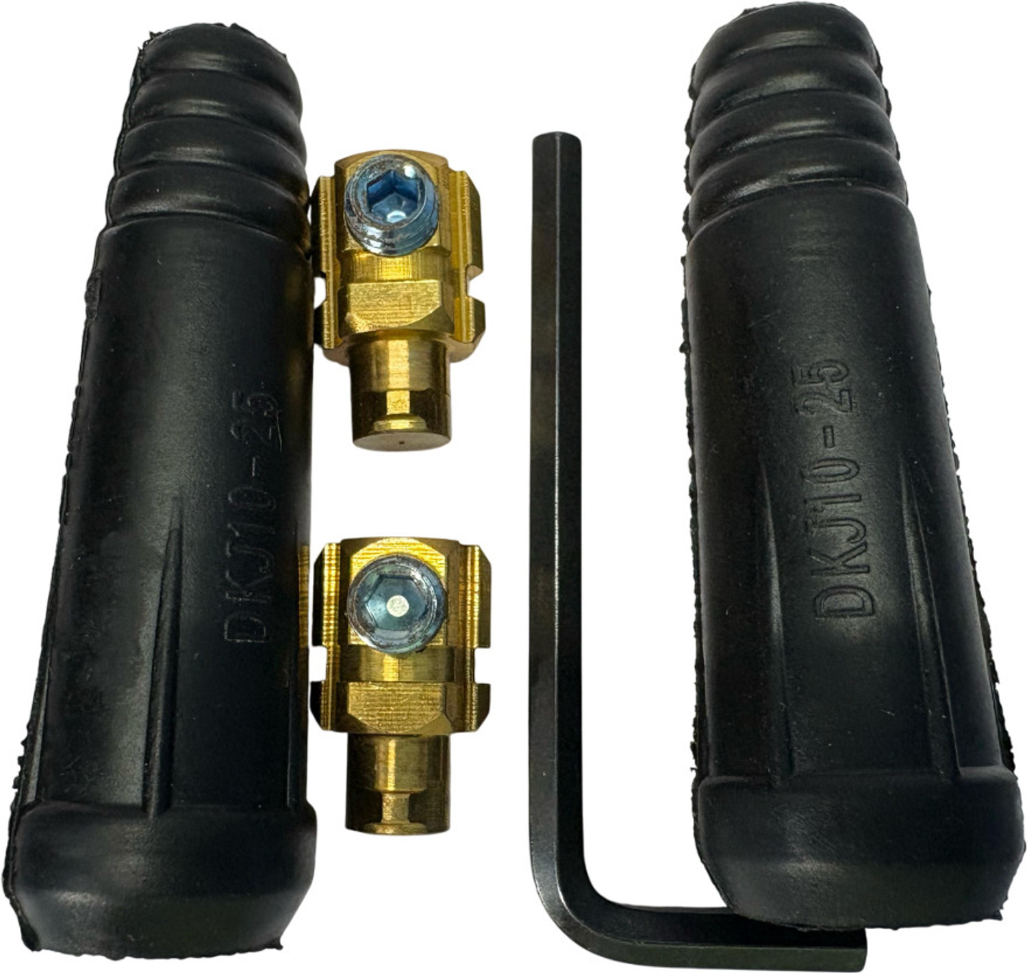 Image of METAPOD Male Connector With Electrode Holder,Earth Clamp & Alignment Key Set Used for Inverter Welding Machine