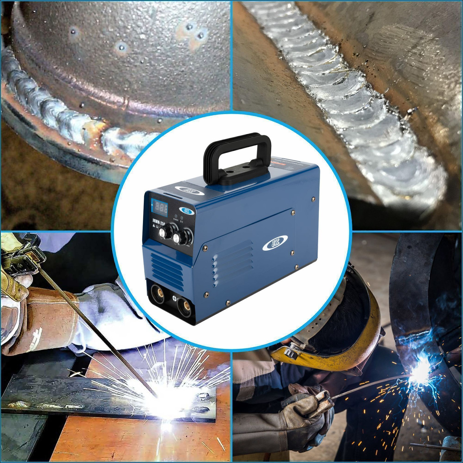 Image of JK Super Drive 250 ARC (IGBT) with Hot Start, Anti-Stick Functions, Arc Force Control Inverter Welding Machine