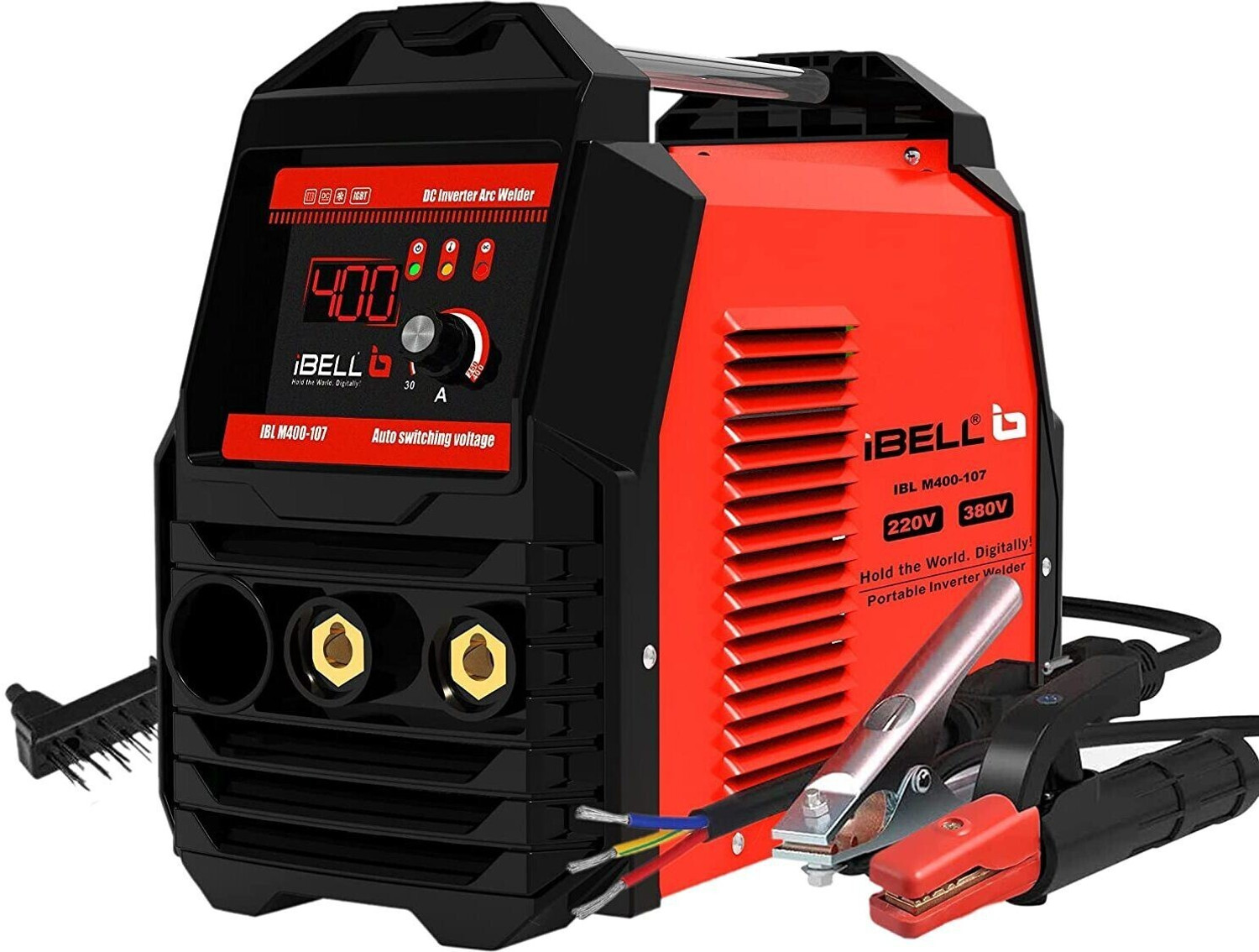 Image of iBELL IBL M400-107 Dual-Phase 400A, 220V Home & 380V Industrial Power, IGBT, Arc Force Inverter Welding Machine