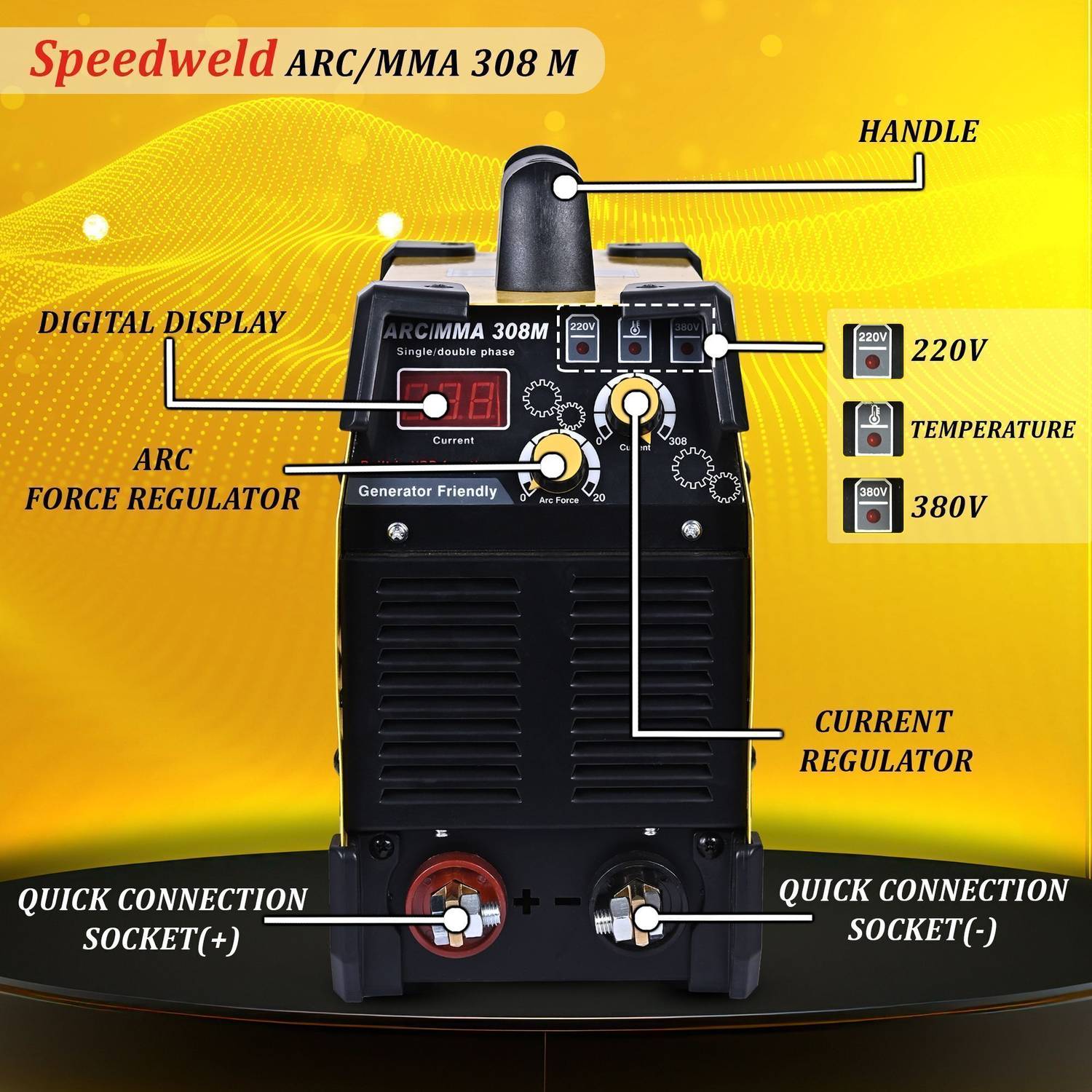 300a mma arc welding machine small mini heavy duty machine near me fabrication Inverter Welding Machine - Image 3