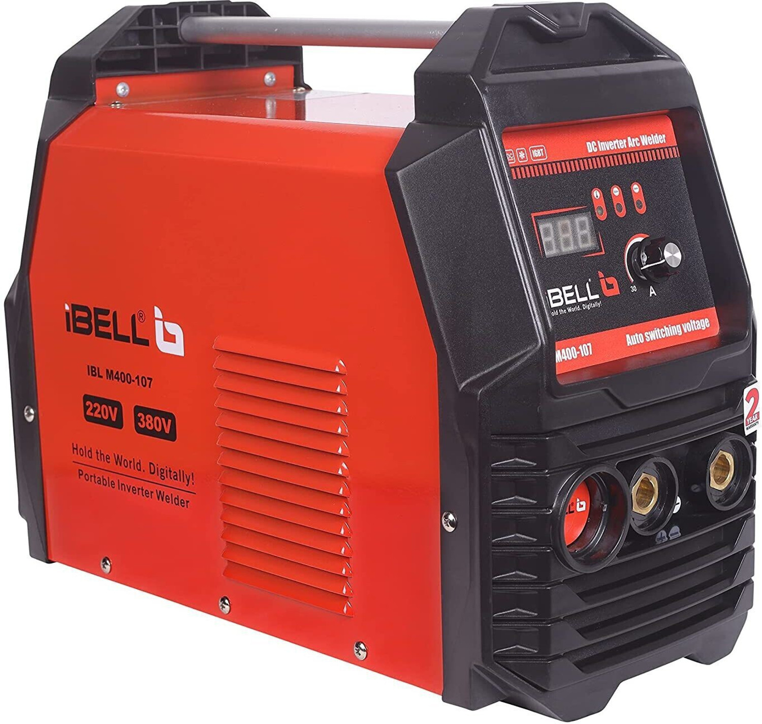Image of iBELL IBL M400-107 Dual-Phase 400A, 220V Home & 380V Industrial Power, IGBT, Arc Force Inverter Welding Machine